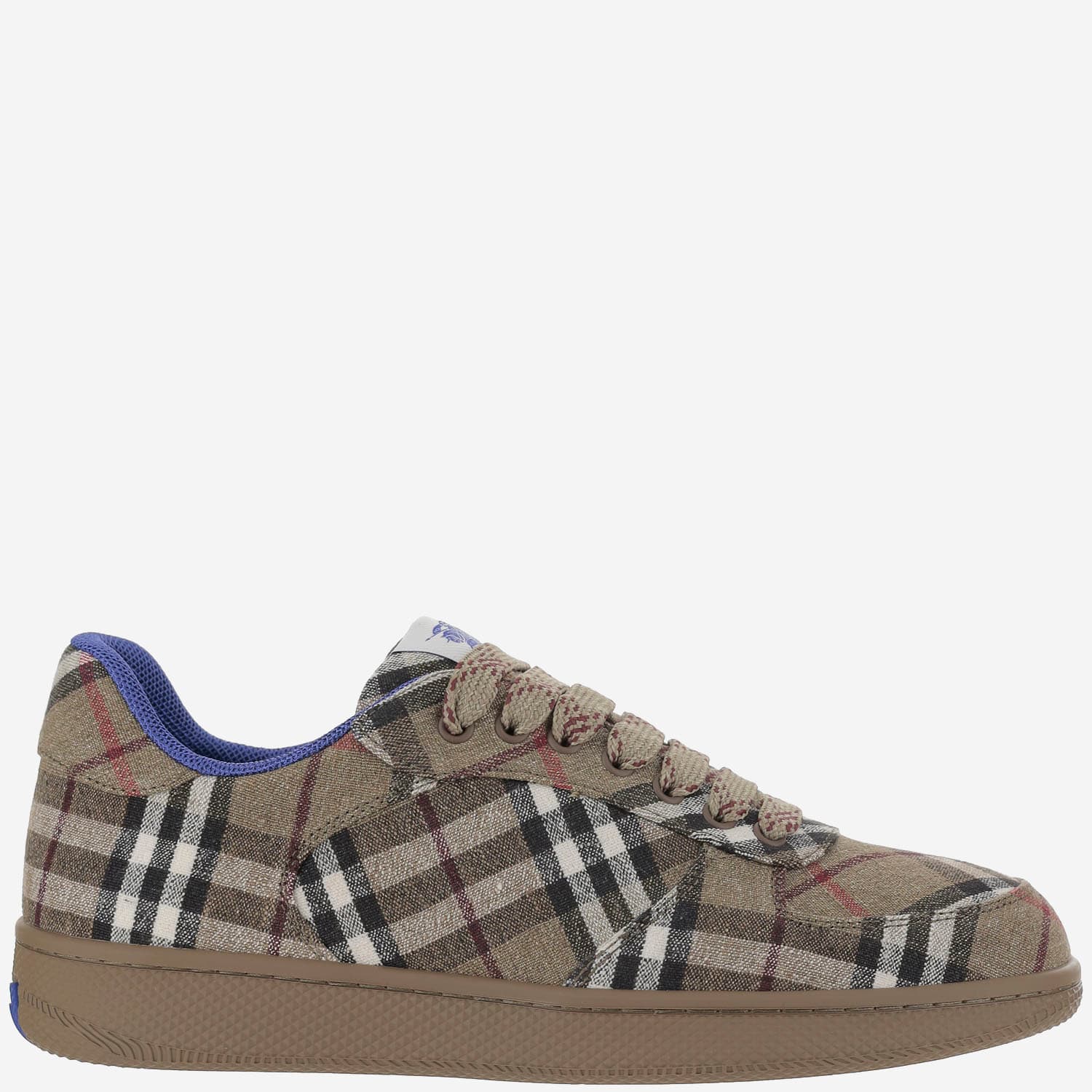 Terrace Sneakers With Check Pattern - Burberry - Modalova