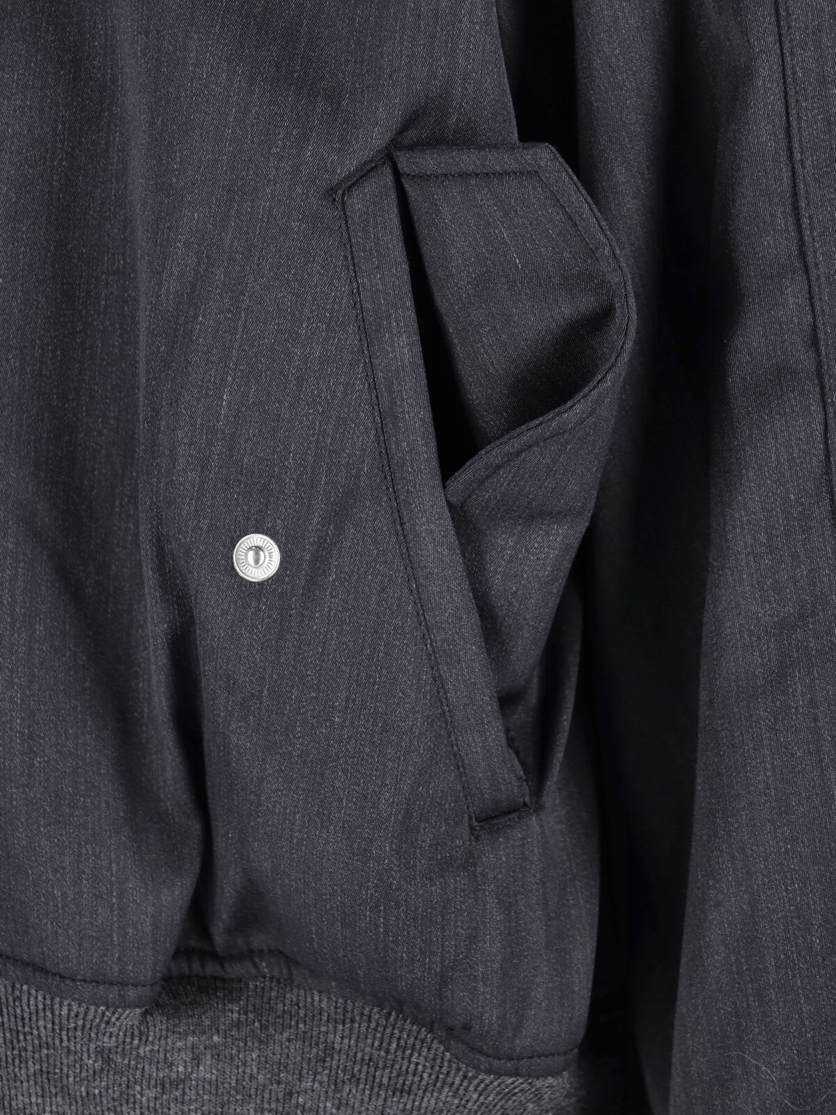 Entire Studios Bomber Zip In Gray