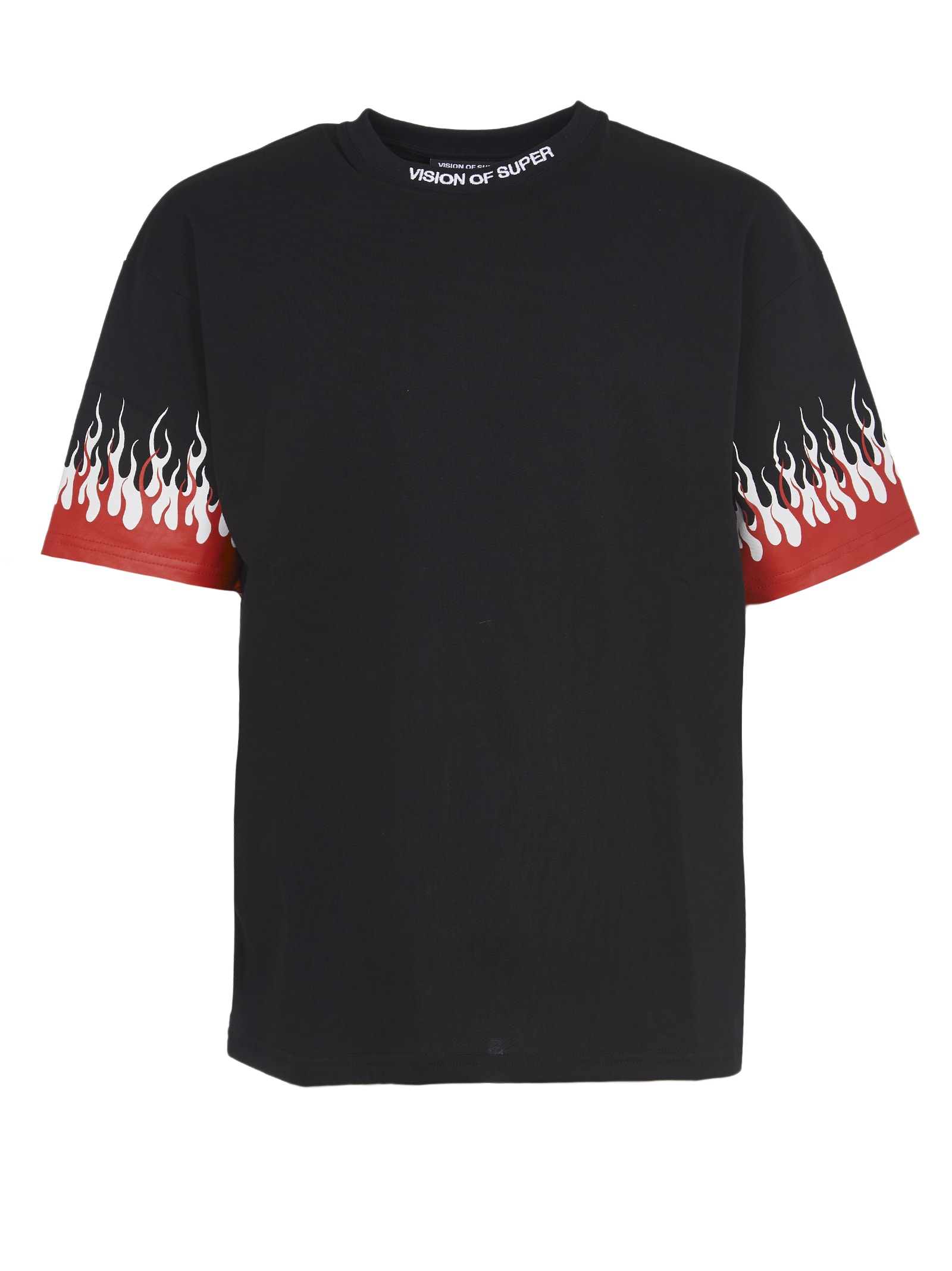Vision of Super Red And White Flames T-shirt