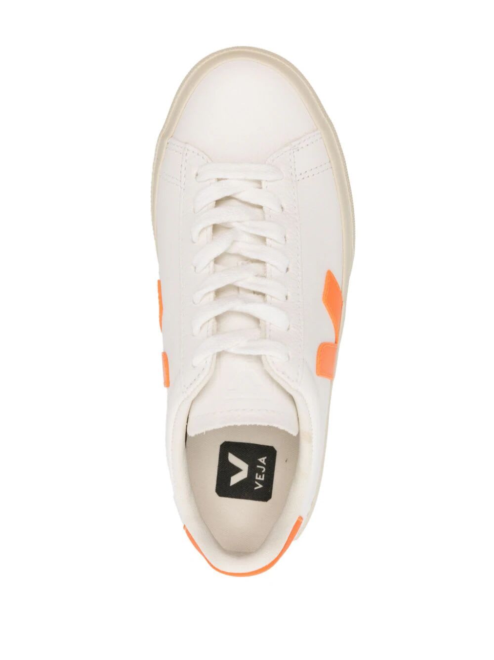 Shop Veja Campo Sneakers In Extra White Fury