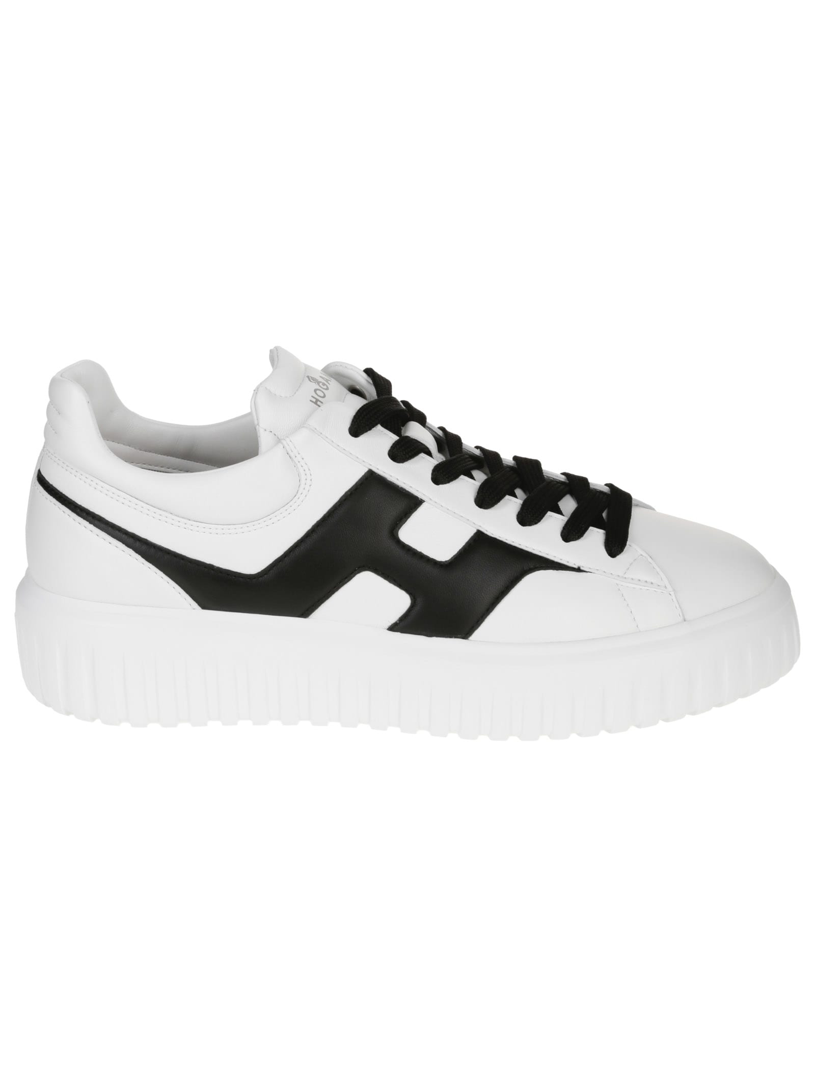 Shop Hogan H-stripes Sneakers In Neutrals