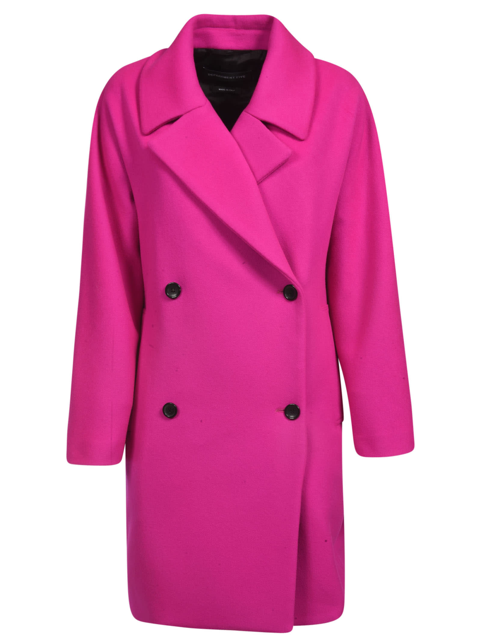 Department 5 Double-Breasted Mid-Length Coat