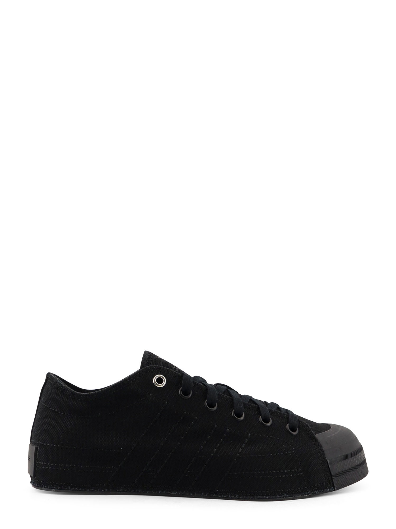 Y-3 Nizza Low Canvas Sneakers In Black