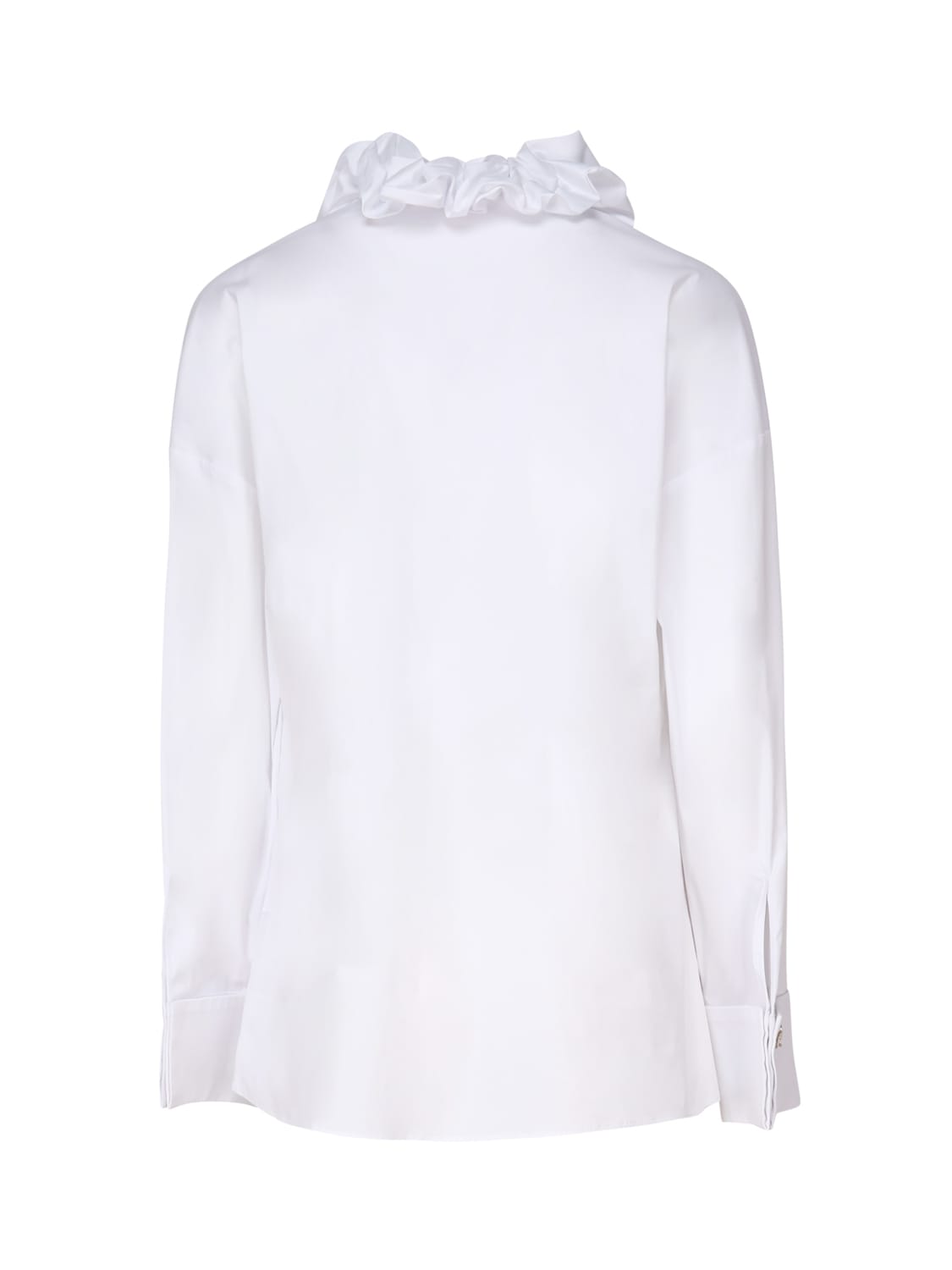 Shop Genny Blouse With Ruffles In White