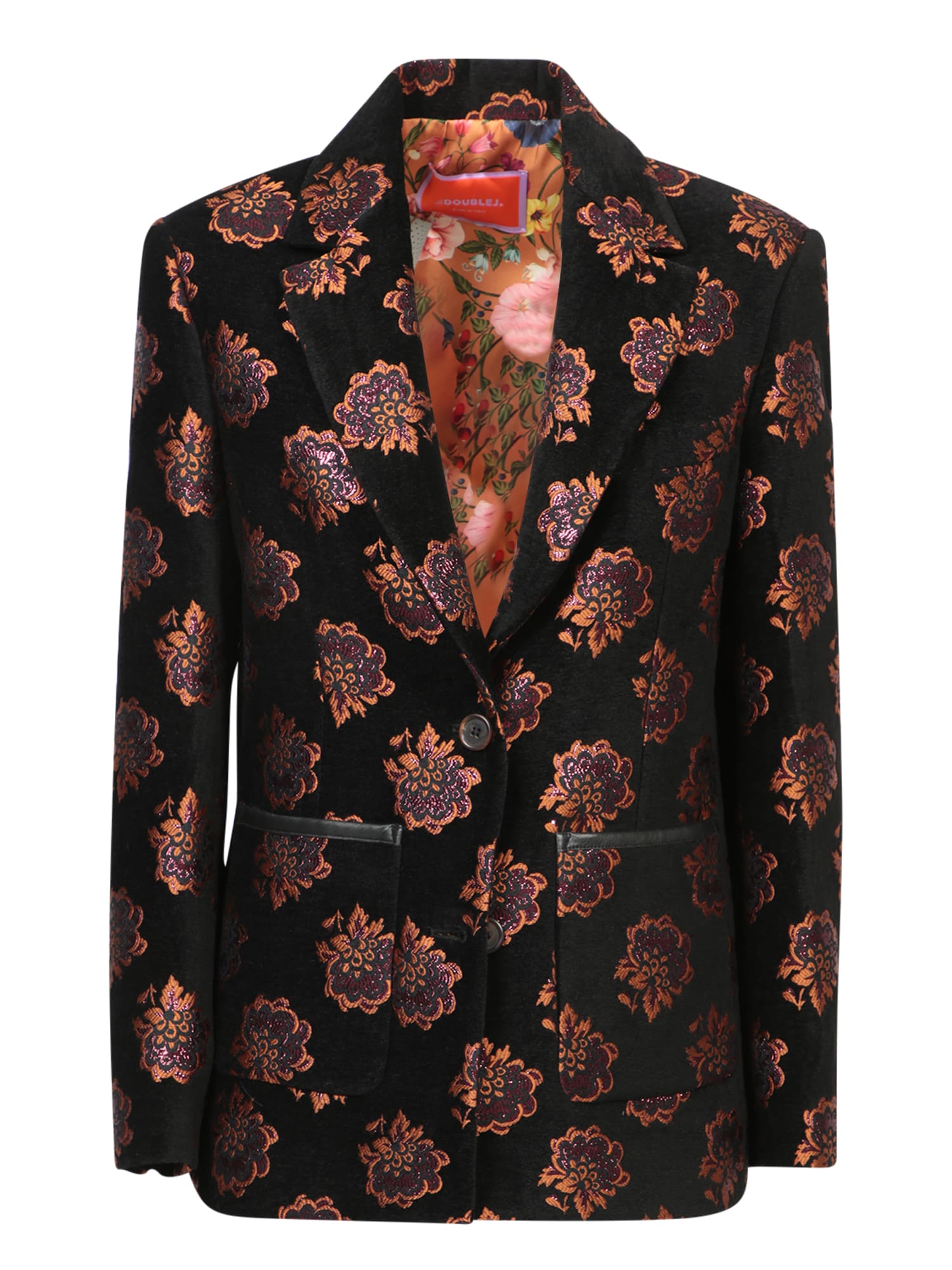 Kelly Jacquard Rose-black Jacket