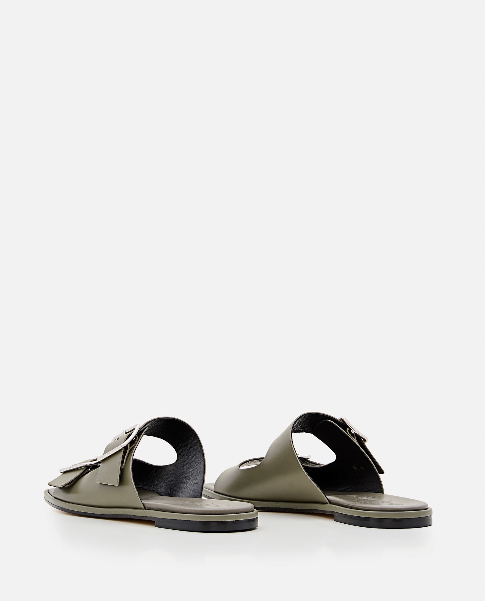 Aeyde Open-toe Slippers In Cement