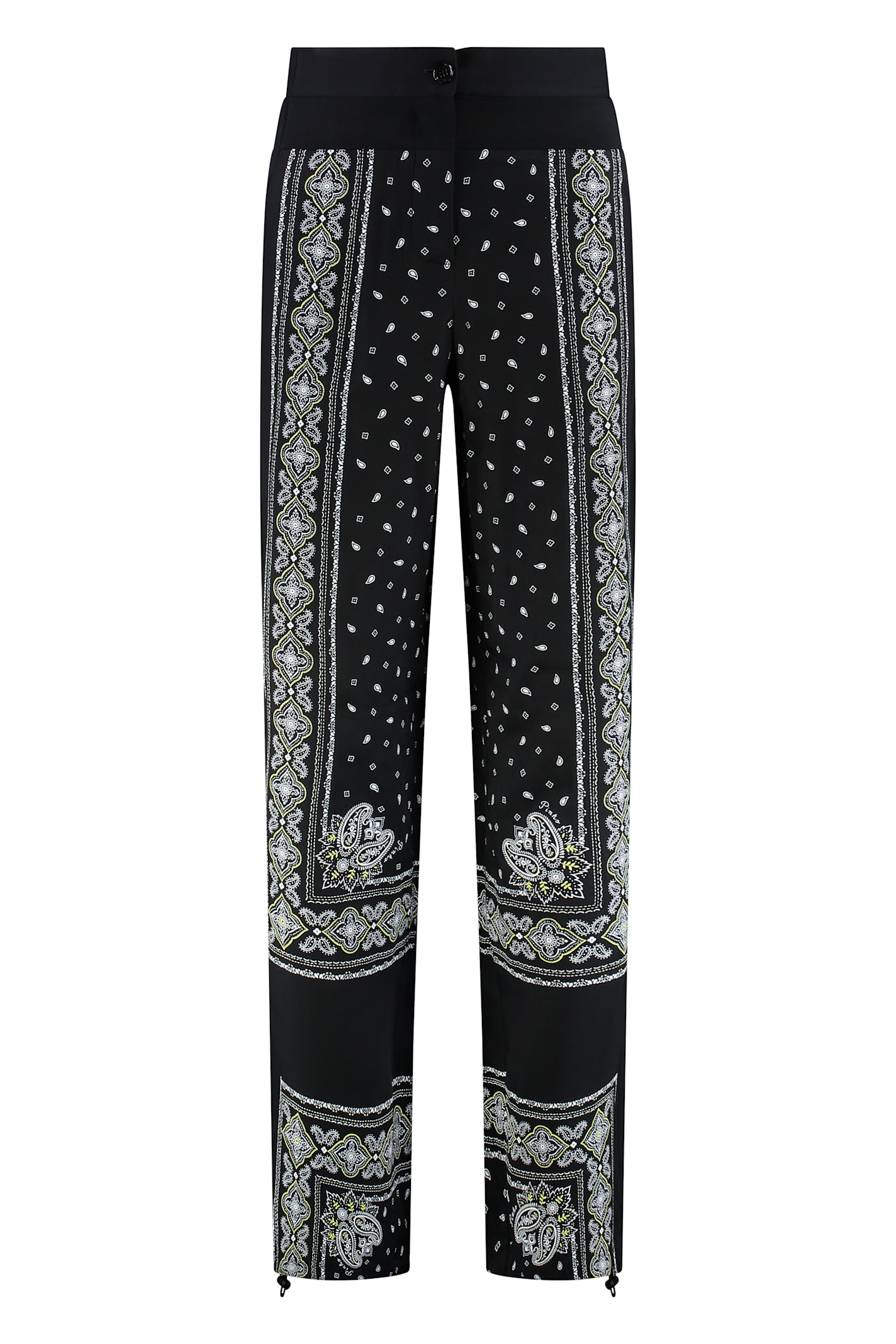 Pinko Pantalon À Imprimé Bandana Ample Et Léger
