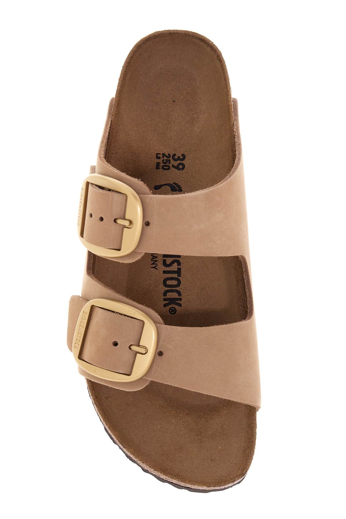 Shop Birkenstock Arizona Big Buckle Sandals In Sandcastel (beige)