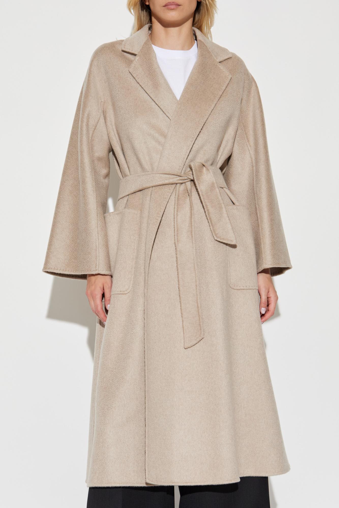 Max Mara Cashmere Coat Ludmilla In White