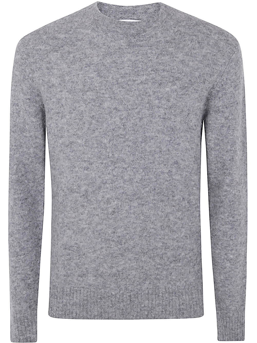 Shop Ballantyne Round Neck Pullover In Zinc