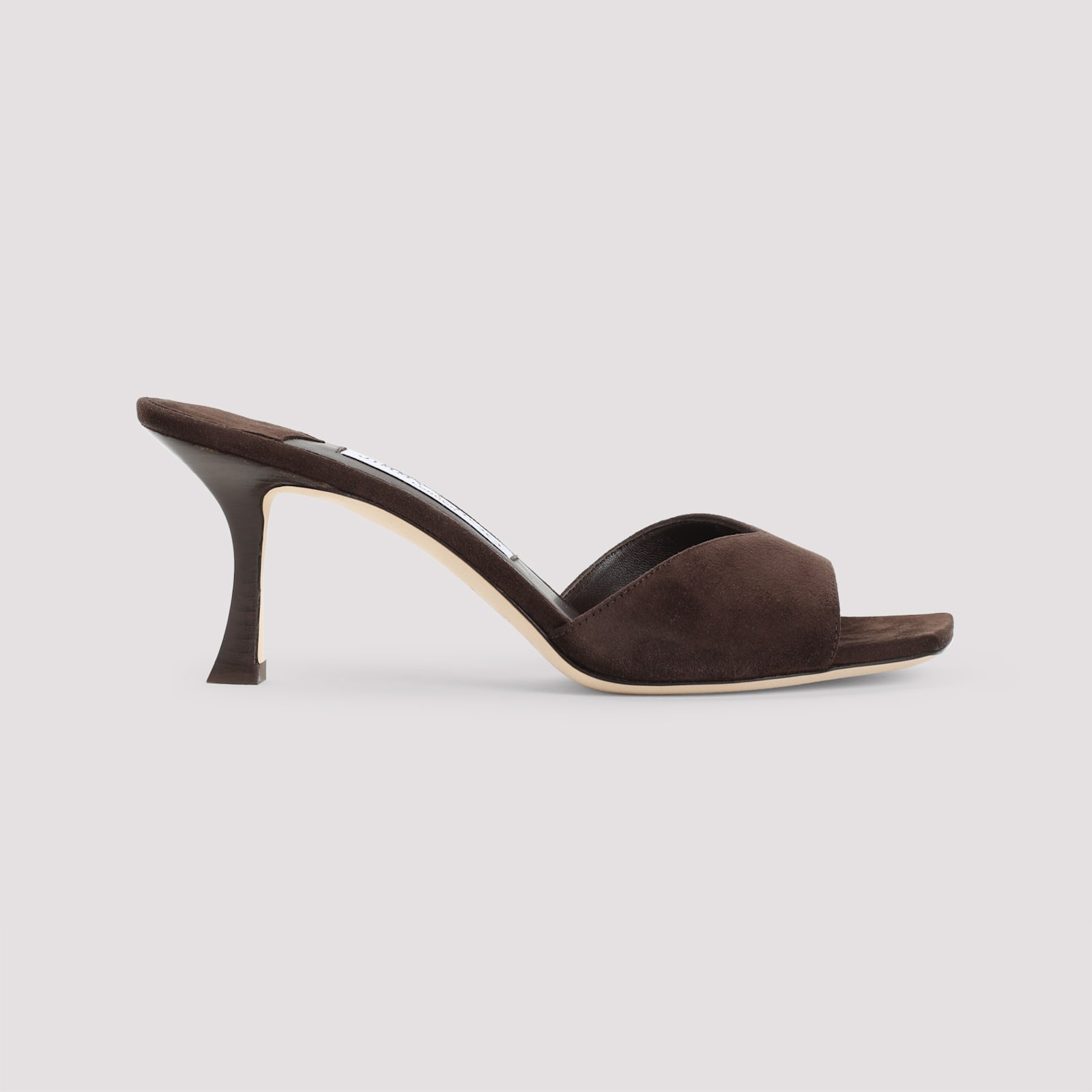 Jimmy Choo Skye 70 Suede Mules In Brown