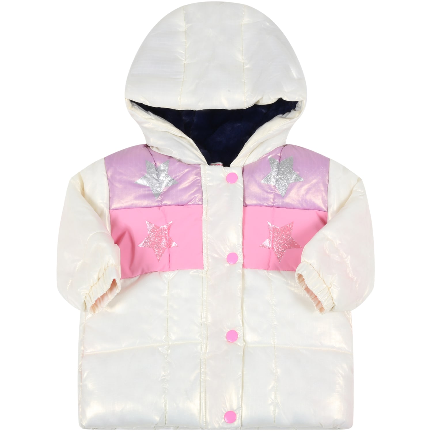 Billieblush Multicolor Jacket For Girl With Stars