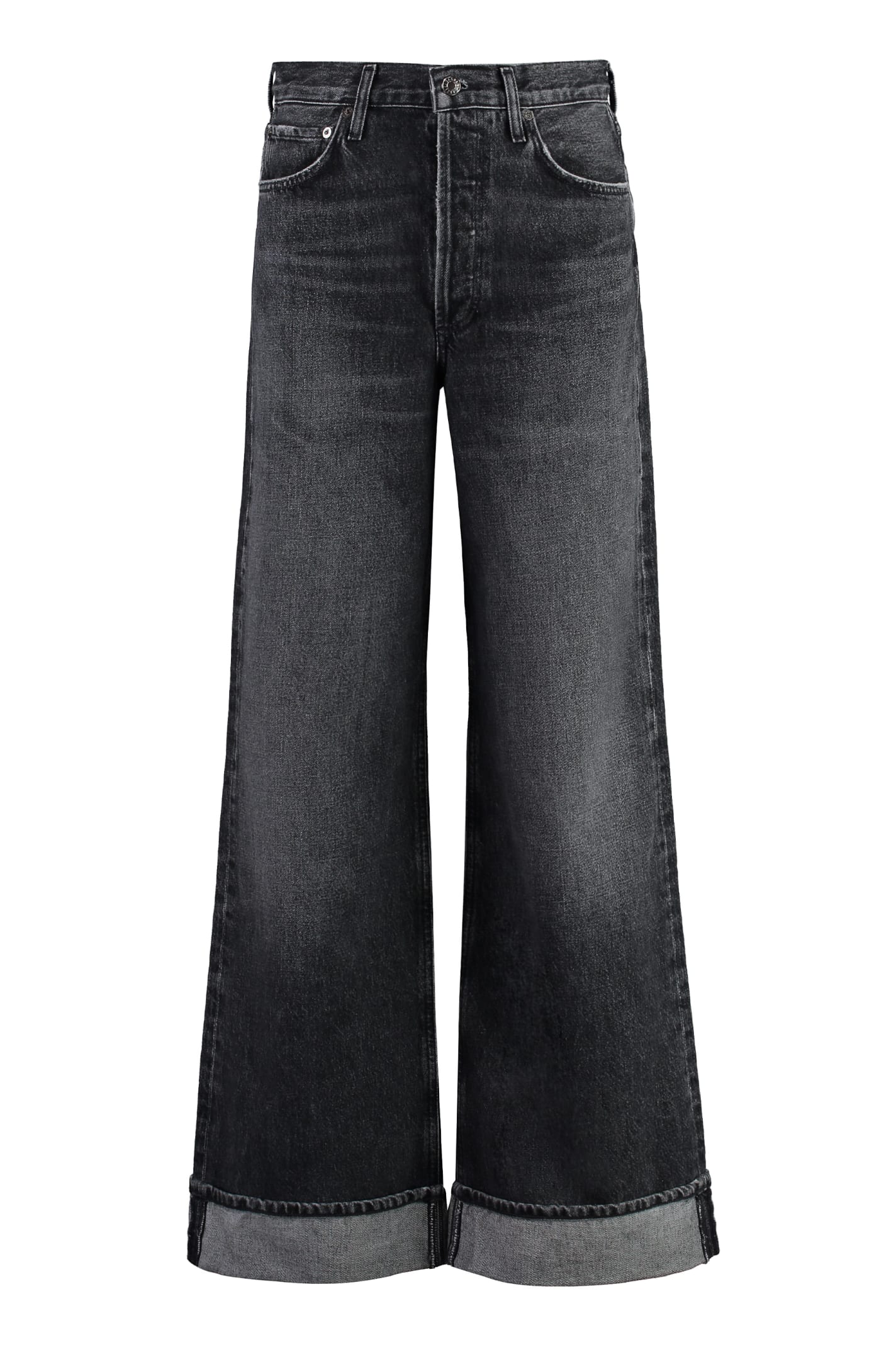 Dame Wide-leg Jeans