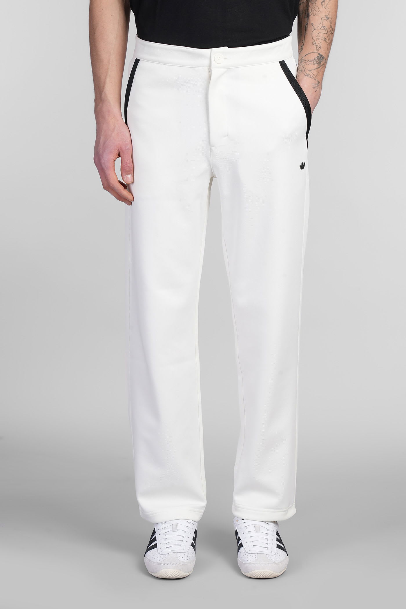 Pants In White Polyester