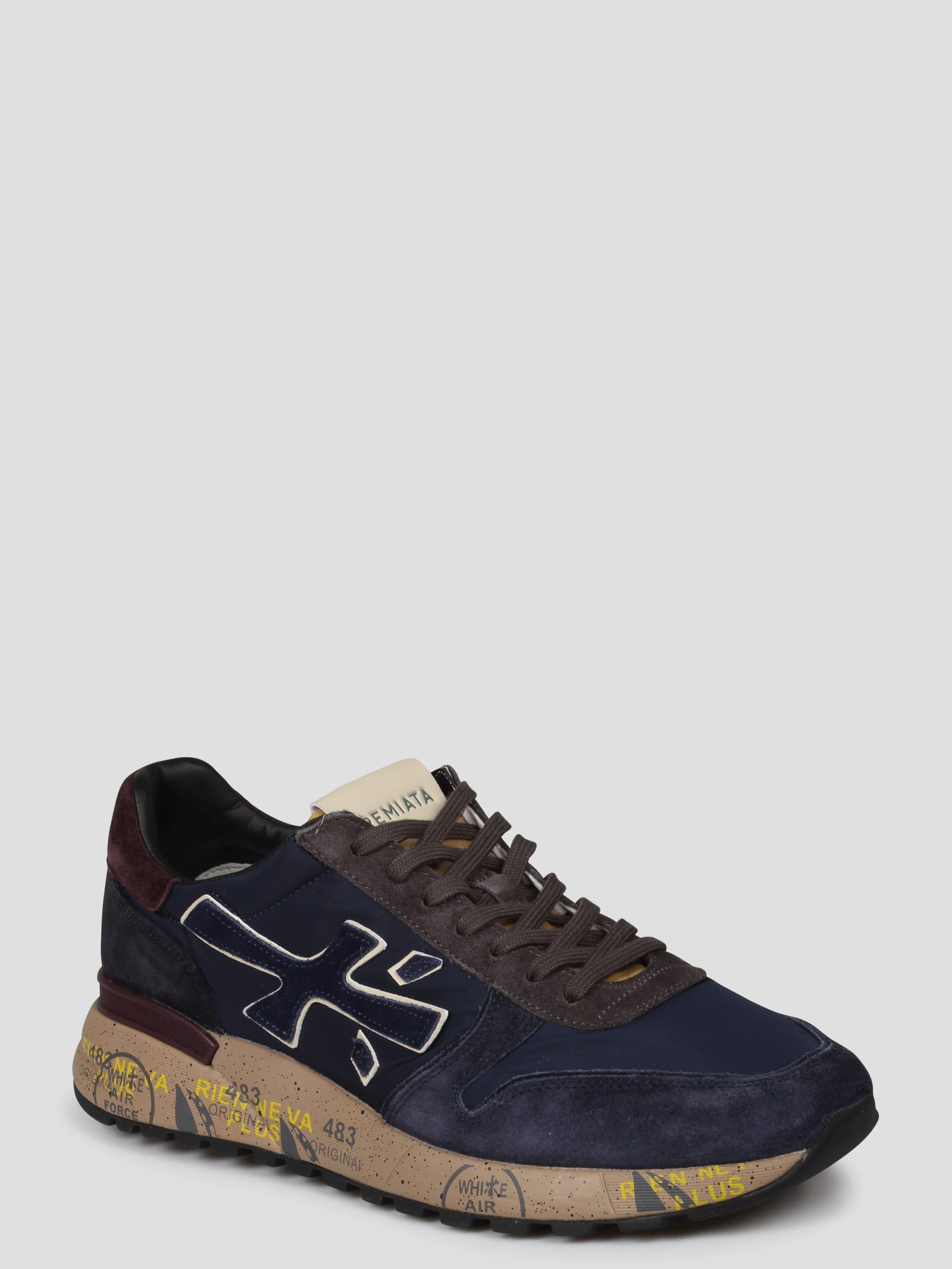 Shop Premiata Mick Var6868 Sneakers In Blue