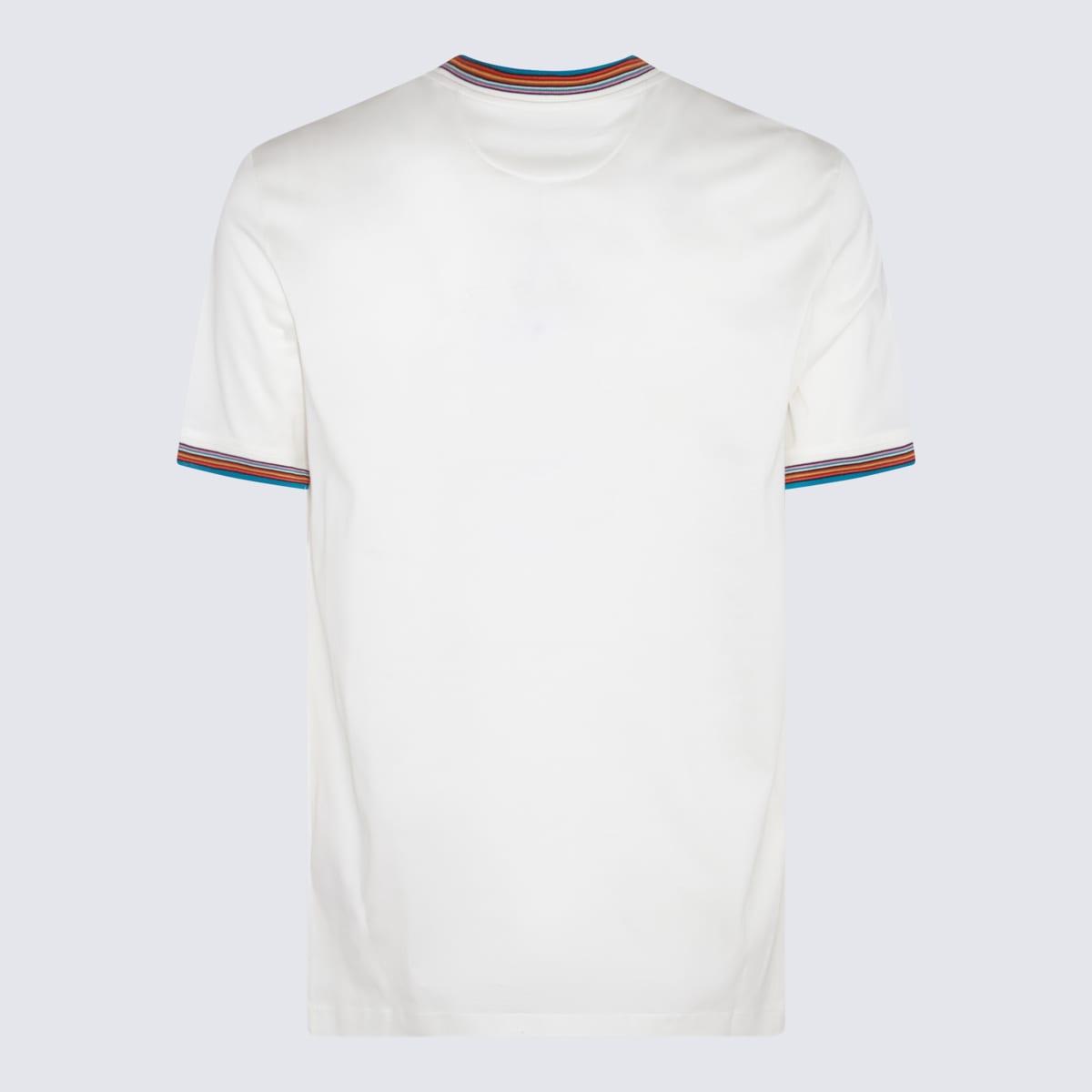 Shop Paul Smith White Multicolour Cotton T-shirt