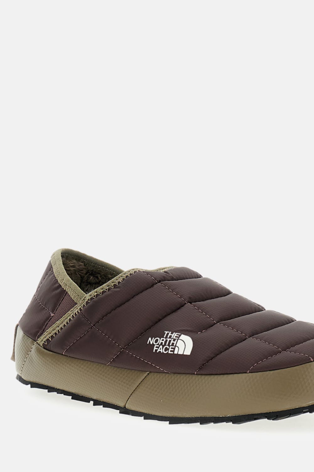 The North Face Brown Logo Loafers In Brown