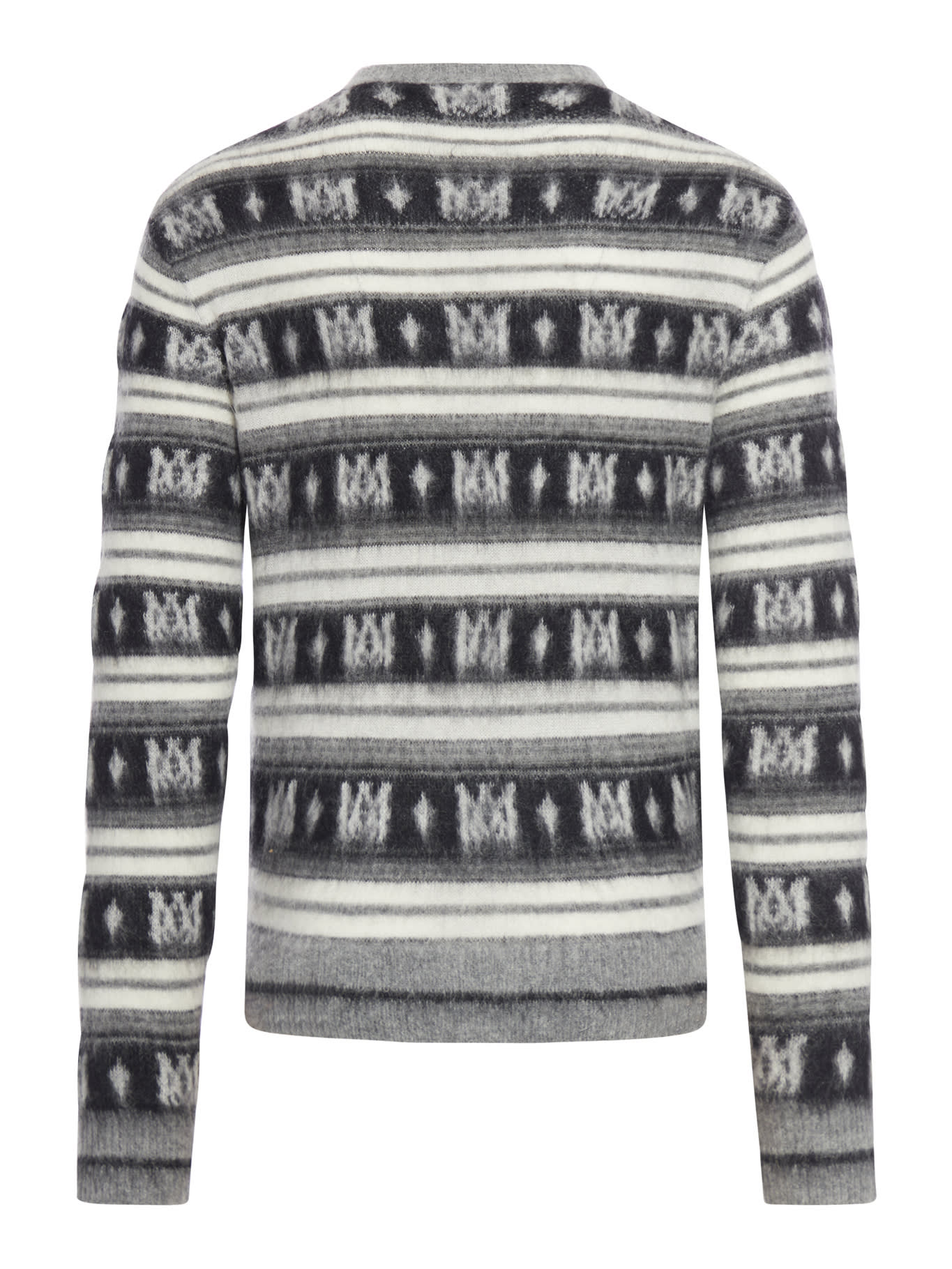 Amiri Men's Monogram Striped Skater Sweater