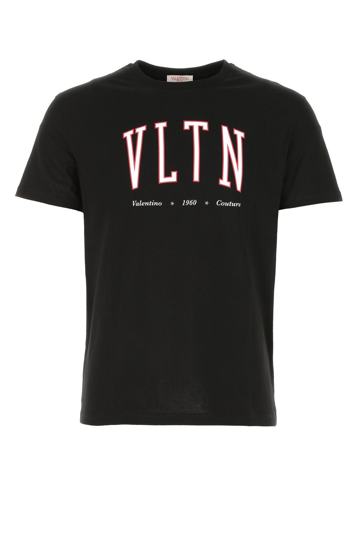Valentino Black Cotton T-shirt