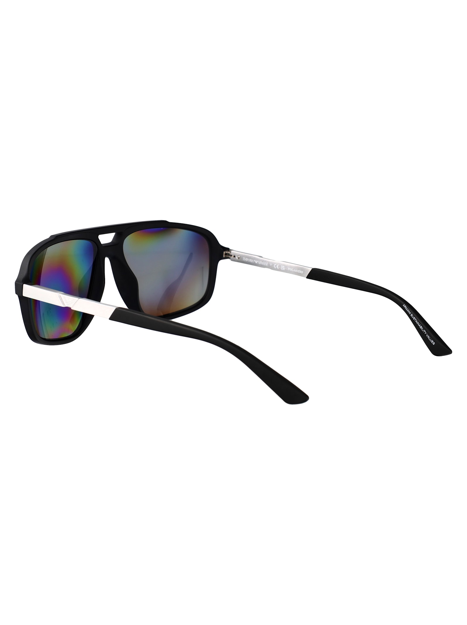 Emporio Armani Aviator Sunglasses 0 Ea4236 U 5001 T3 In Gray