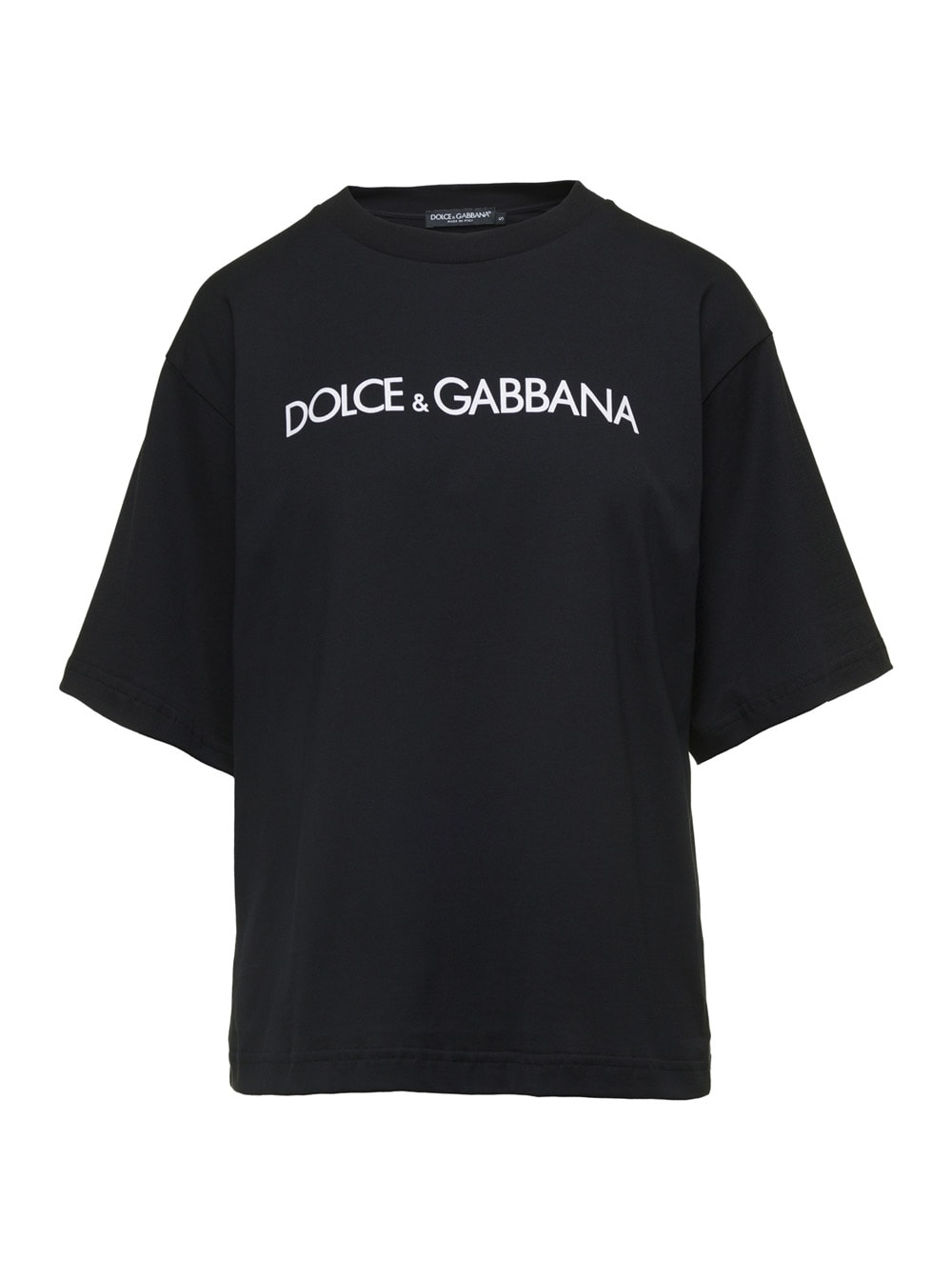 Dolce & Gabbana T-shirt M/corta Giro In Black