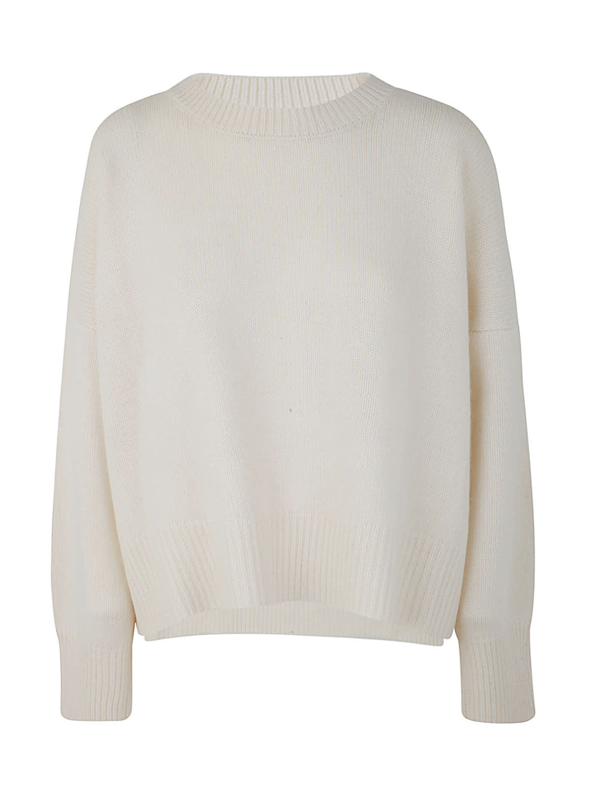 Oyuna Knitted Chunky Boxy Sweater In Ivory