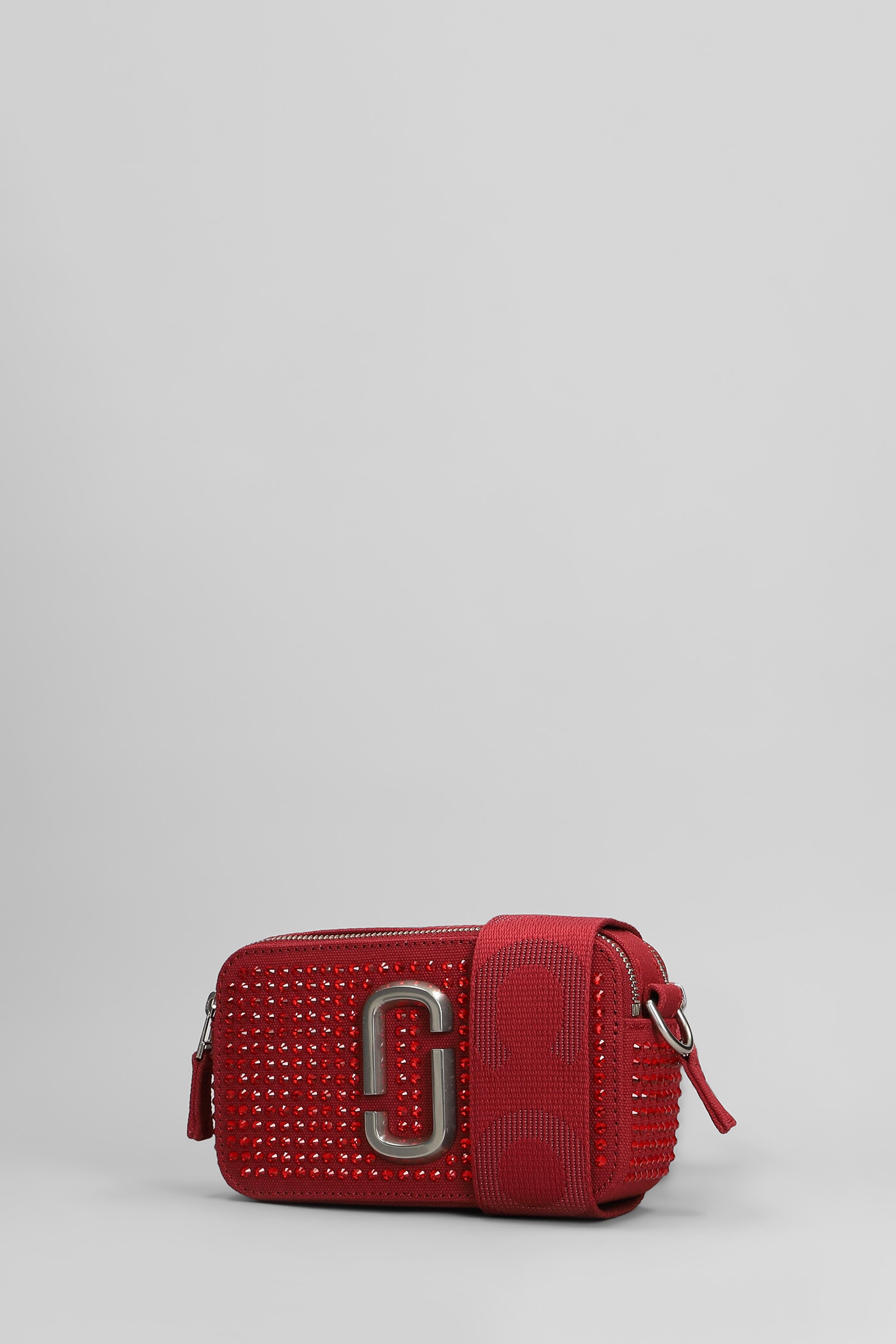 Marc Jacobs The Snapshot Shoulder Bag In Red Cotton