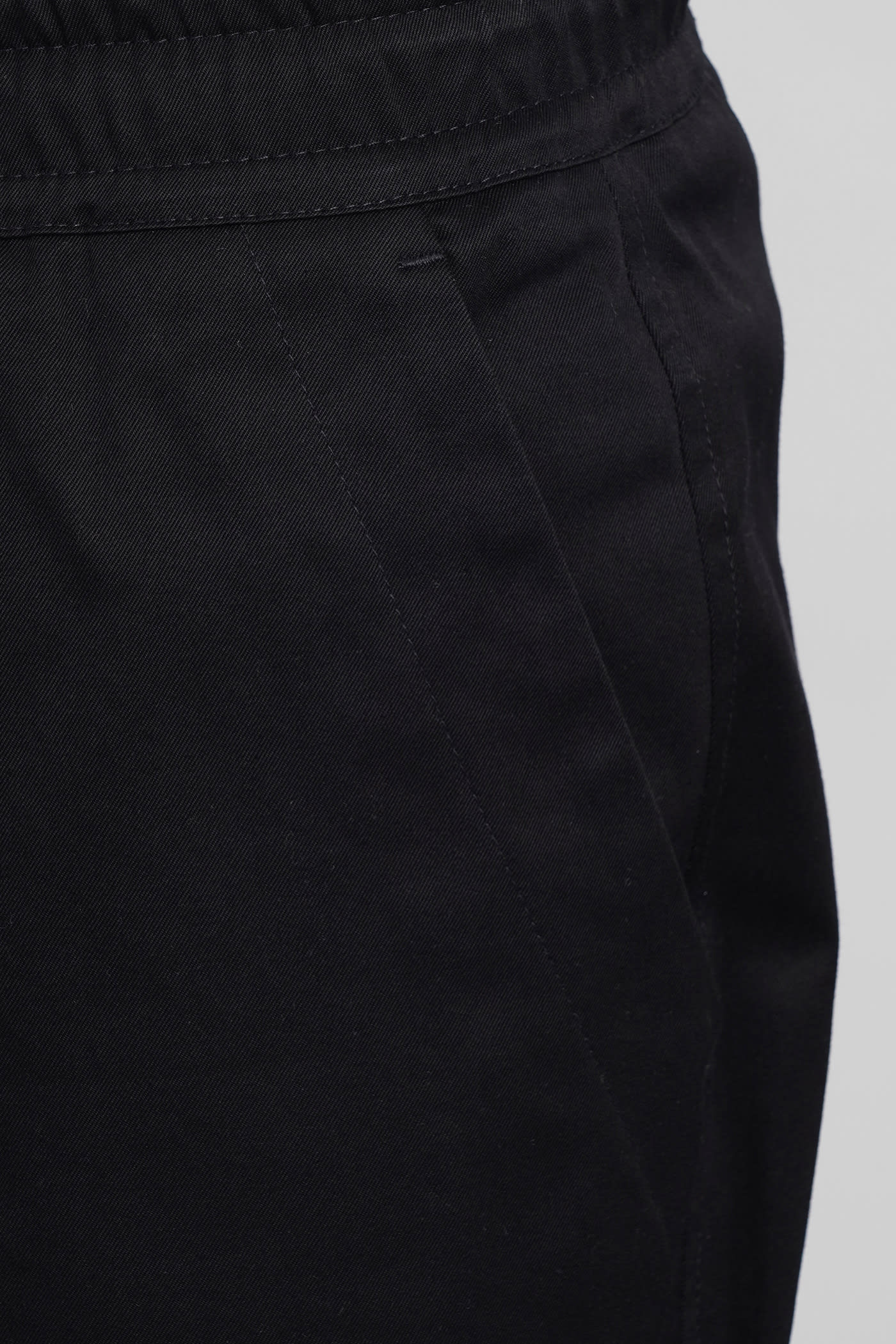 Shop Low Brand George Pants In Black Cotton