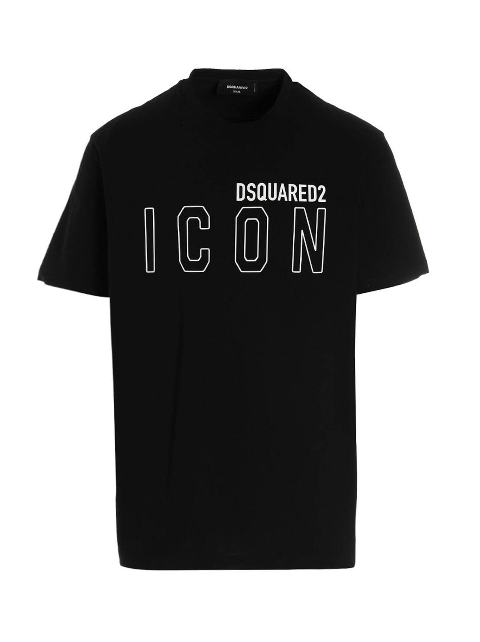 DSQUARED2 T-SHIRT ICON OUTLINE COOL