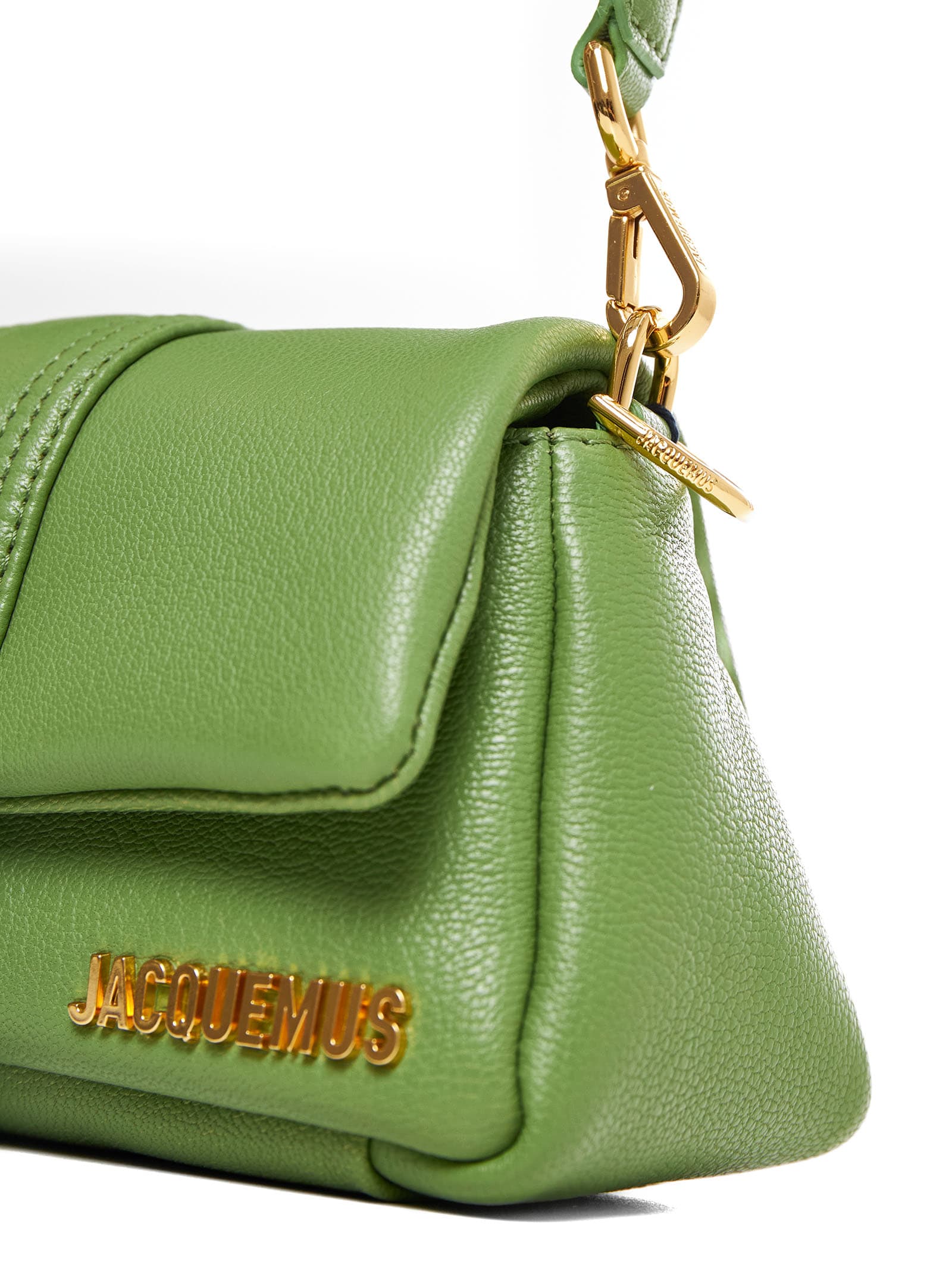 Shop Jacquemus Shoulder Bag In Green