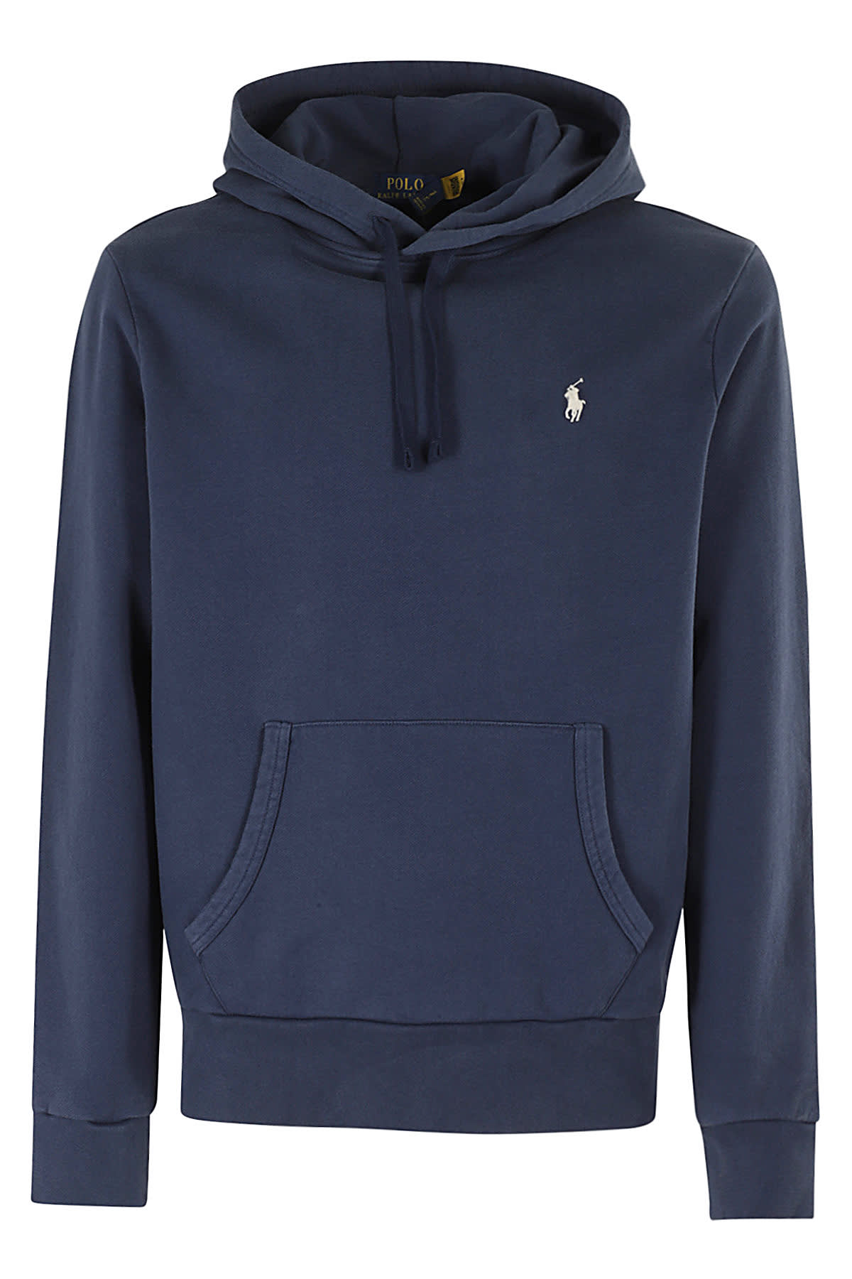 Shop Polo Ralph Lauren Hoodie Looback In Cruise Navy