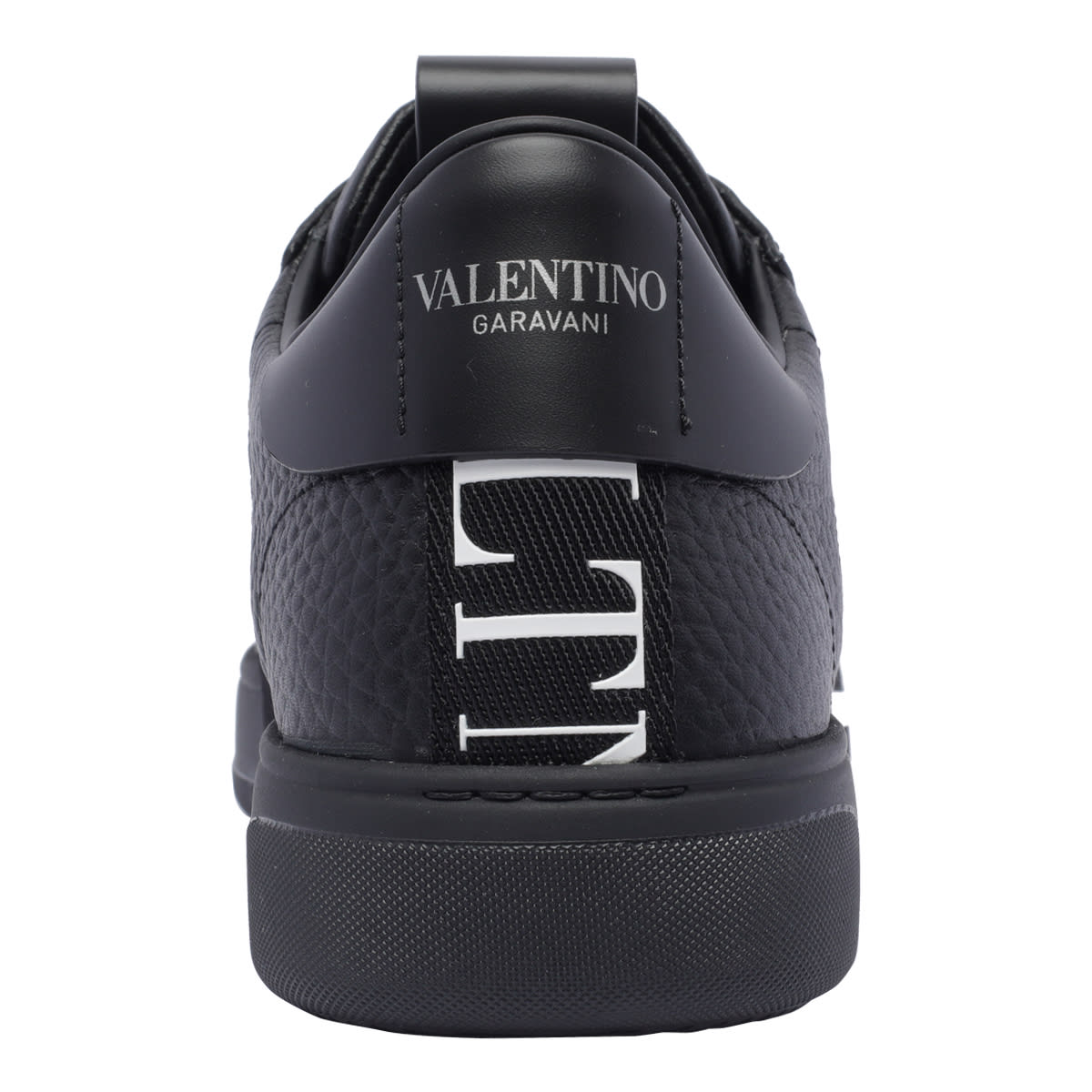 Valentino Panelled Logo-detail Sneakers In Black