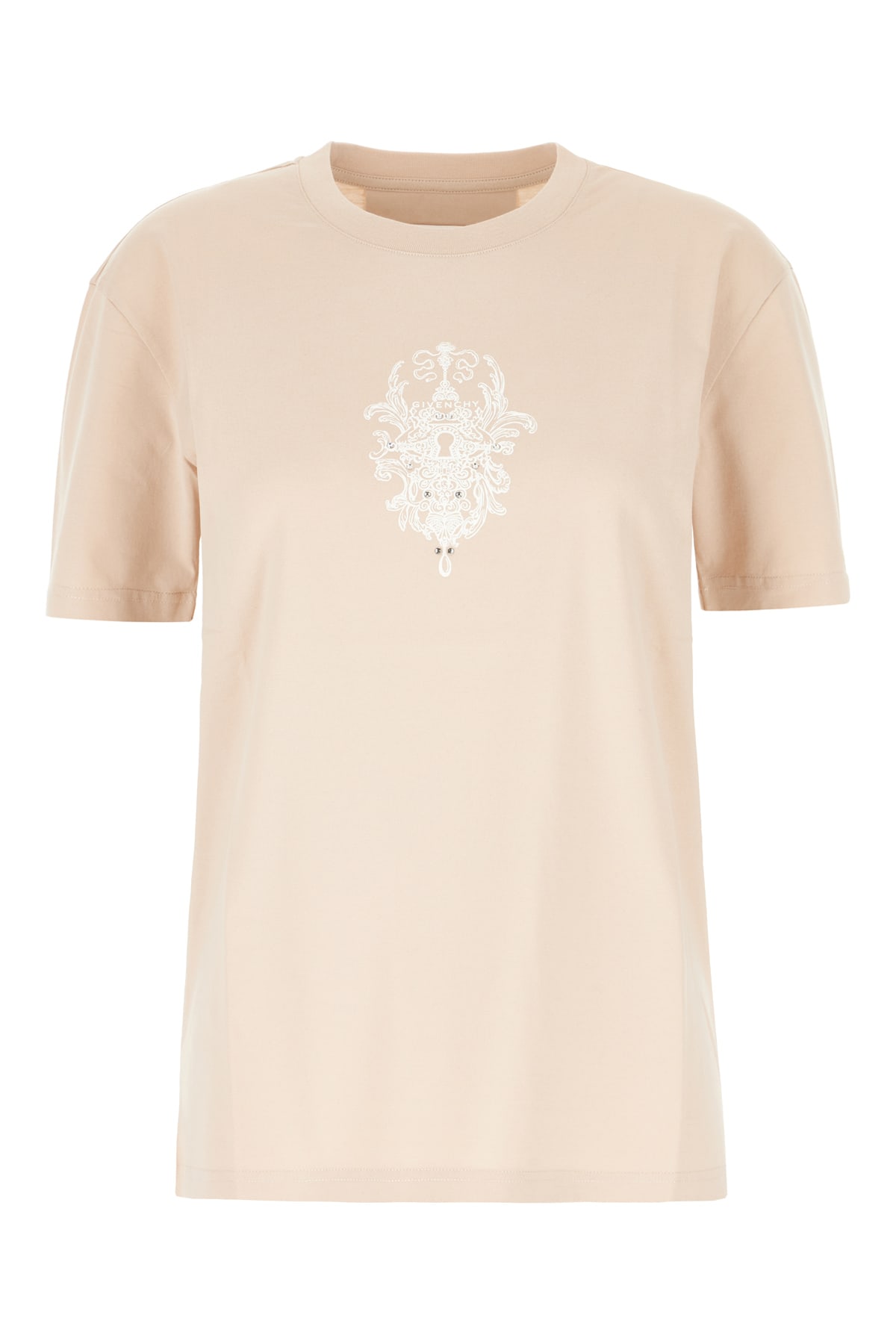 Givenchy Powder Pink Cotton T-shirt In Skin