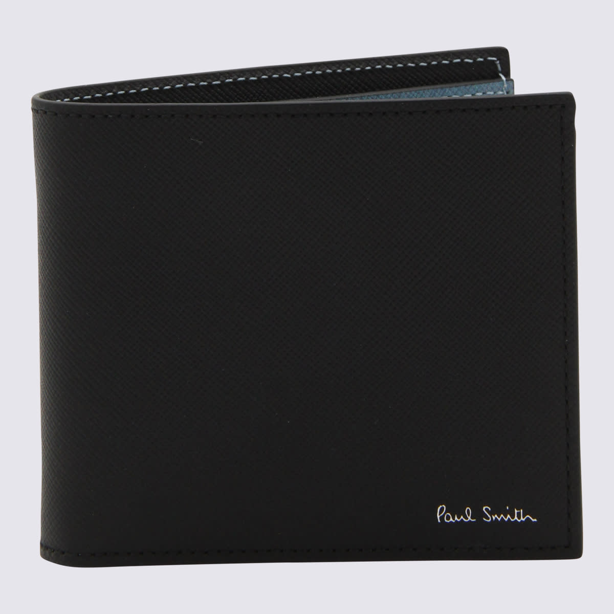 Black Multicolour Leather Wallet