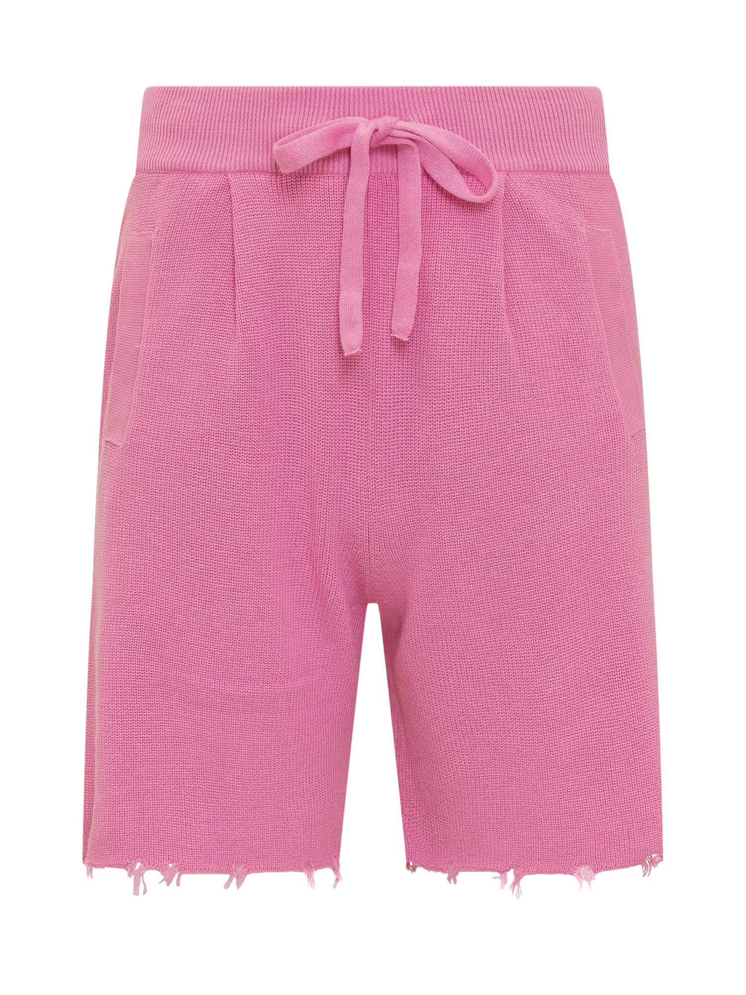 Shop Laneus Bermuda Shorts With Breaks In Pink