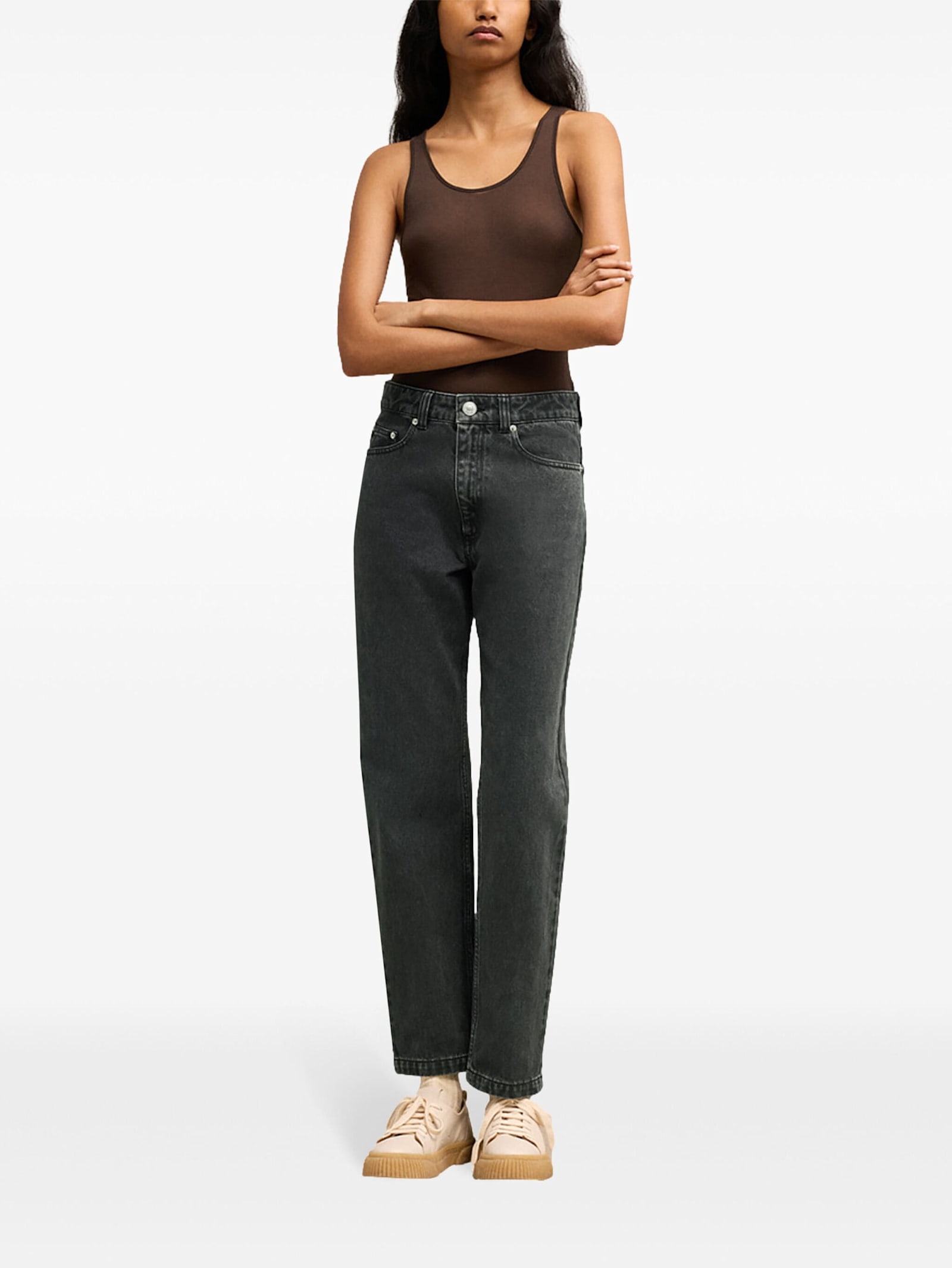 Shop Ami Alexandre Mattiussi Classic Fit Jeans In Black