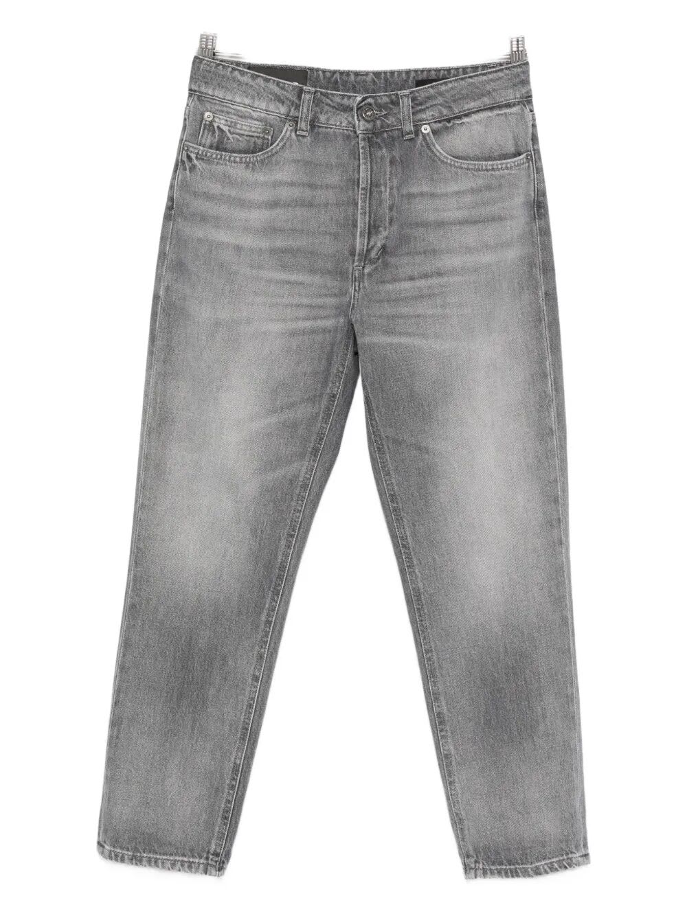 Dondup Five-pockets Jeans In Gray