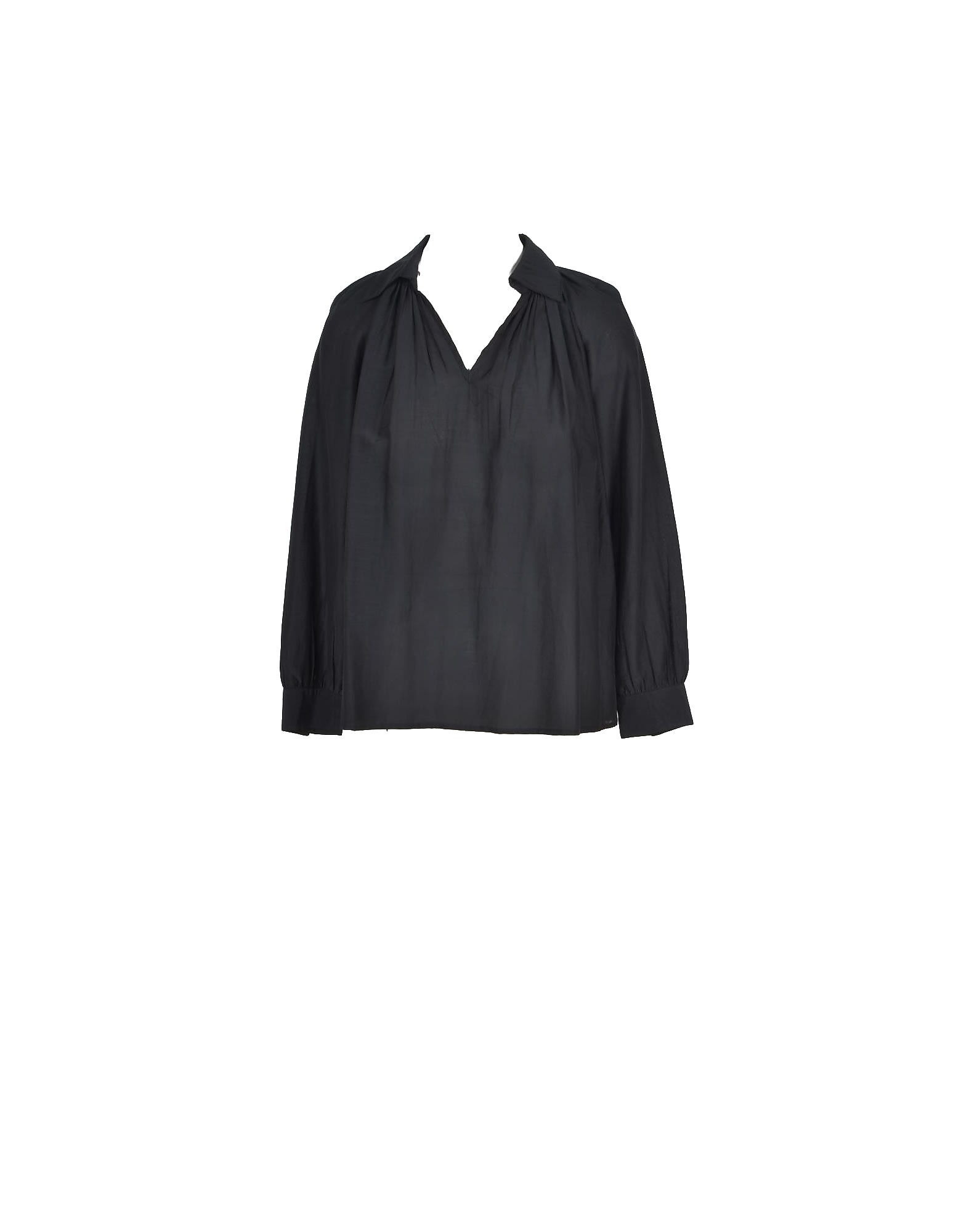 Attic And Barn womens black blouse