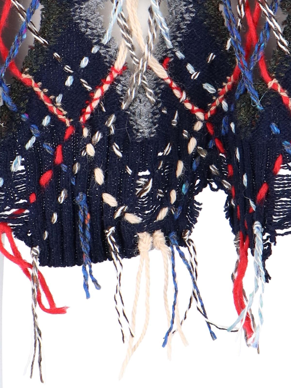 Maison Margiela Distressed-effect Pullover In Blue
