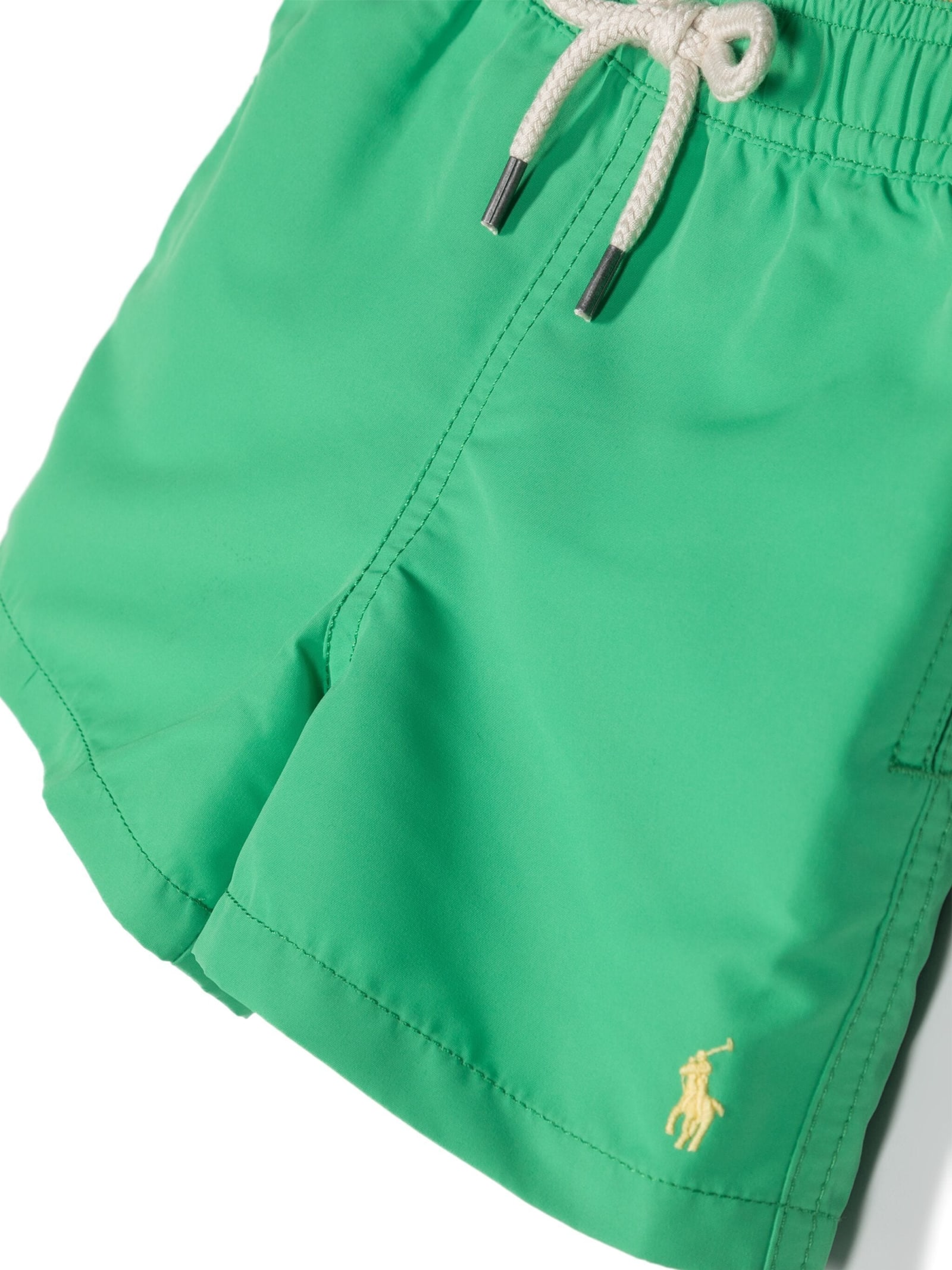 Shop Ralph Lauren Green Swimwear With Yellow Pony