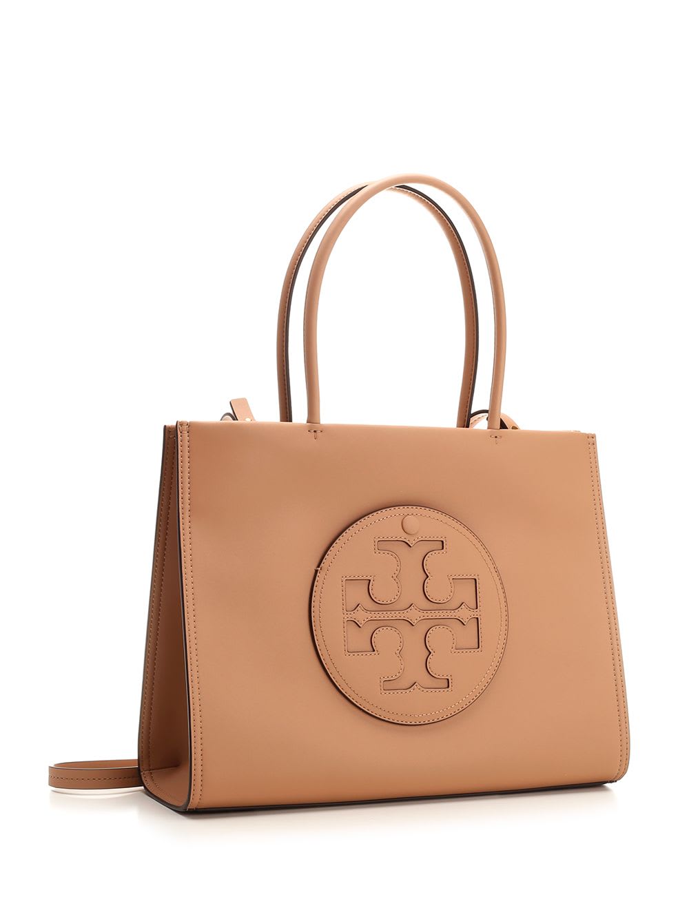 Shop Tory Burch Small Ella Tote Bag In Beige