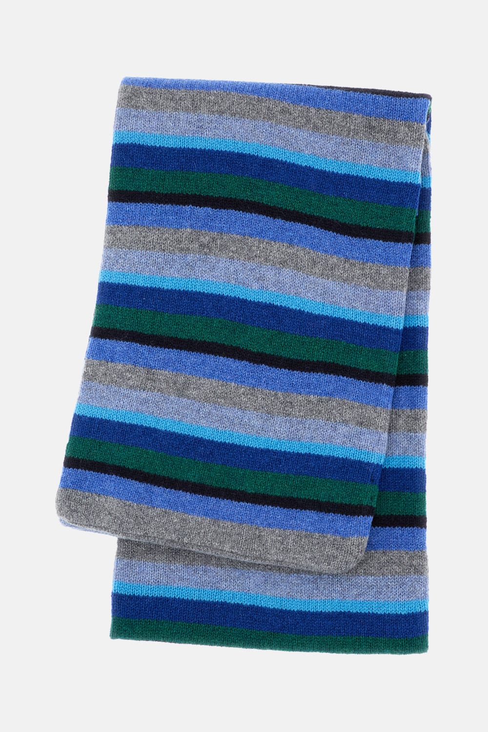 Paul Smith Striped-pattern Wool Scarf In Multi