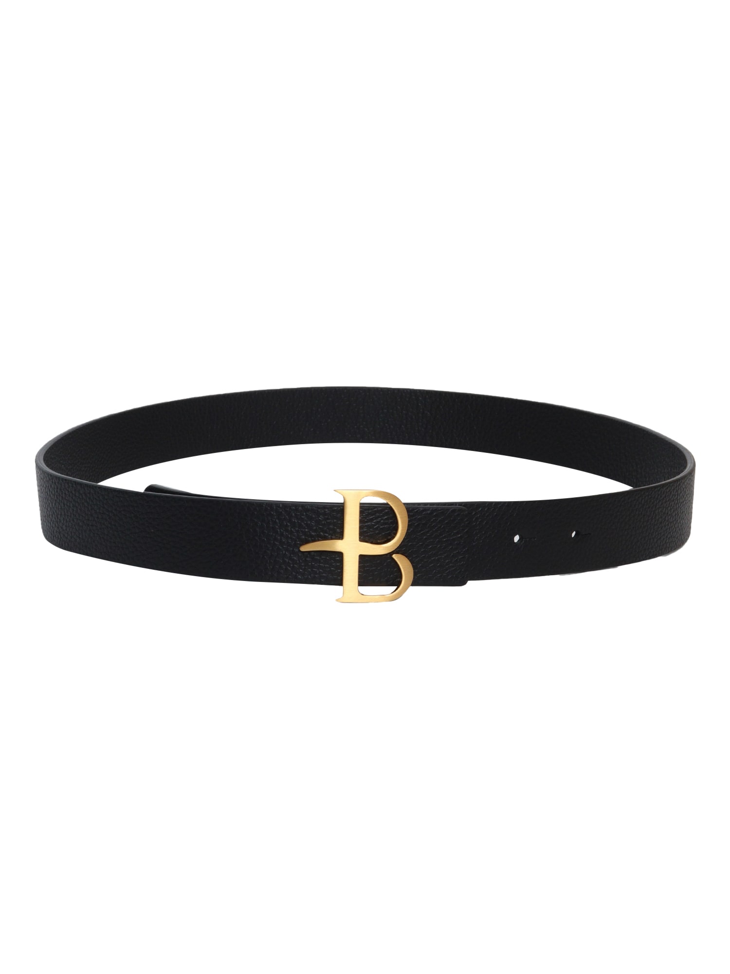 Black Belt With Gold Logo