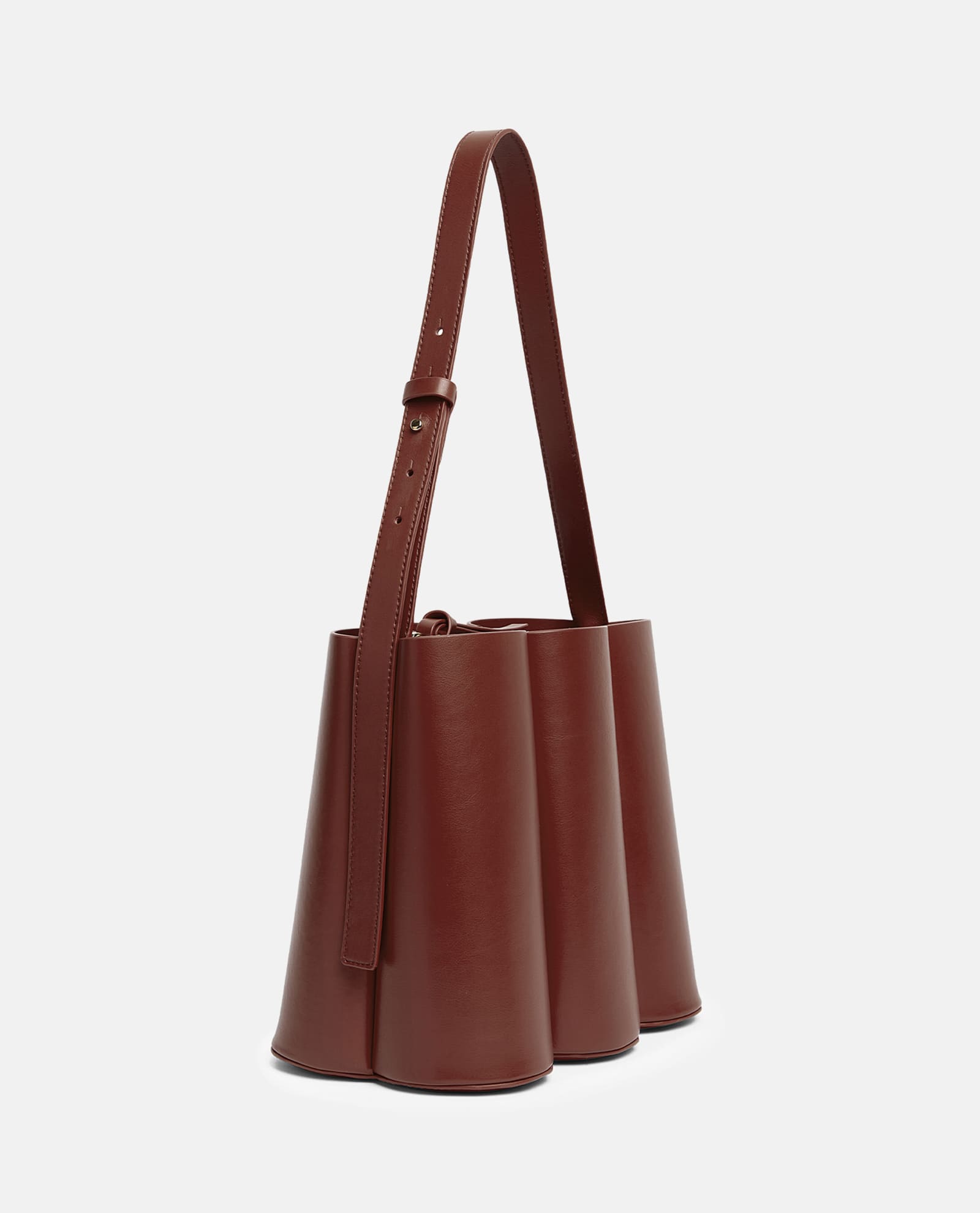 Shop Colville Jelly Leather Shoulder Bag In Brown