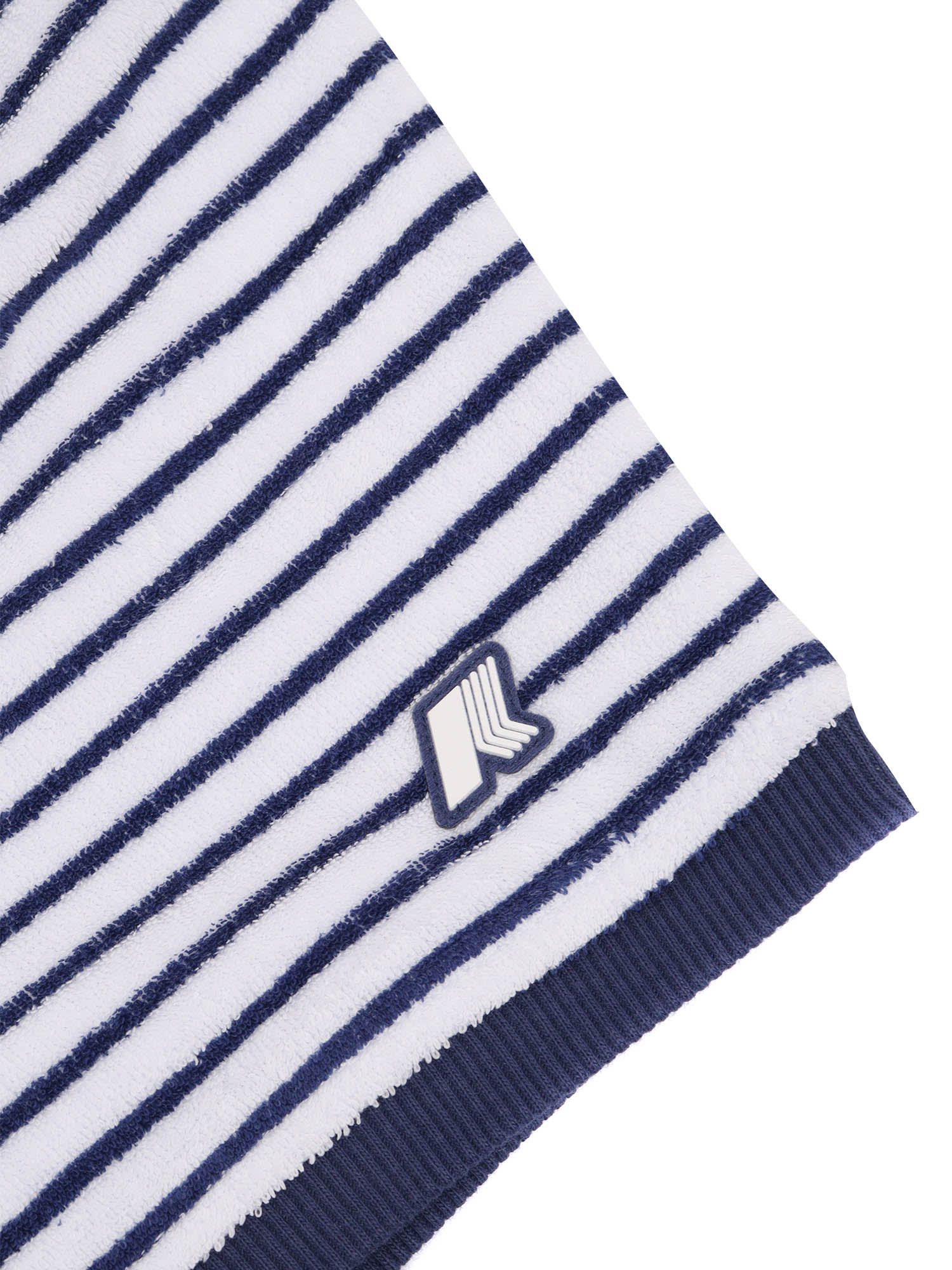 K-way Sponge Outfit White/cobalt Blue Striped In Multi