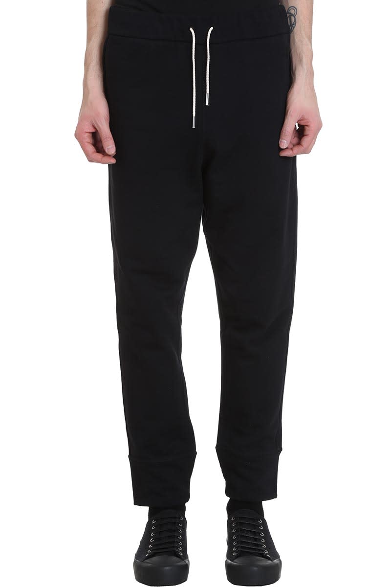 JIL SANDER PANTS IN BLACK COTTON,11261195