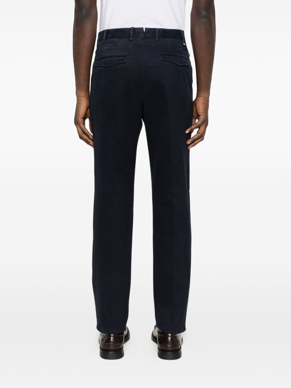 Pt Torino Pants With Pleated Pockets In Multi