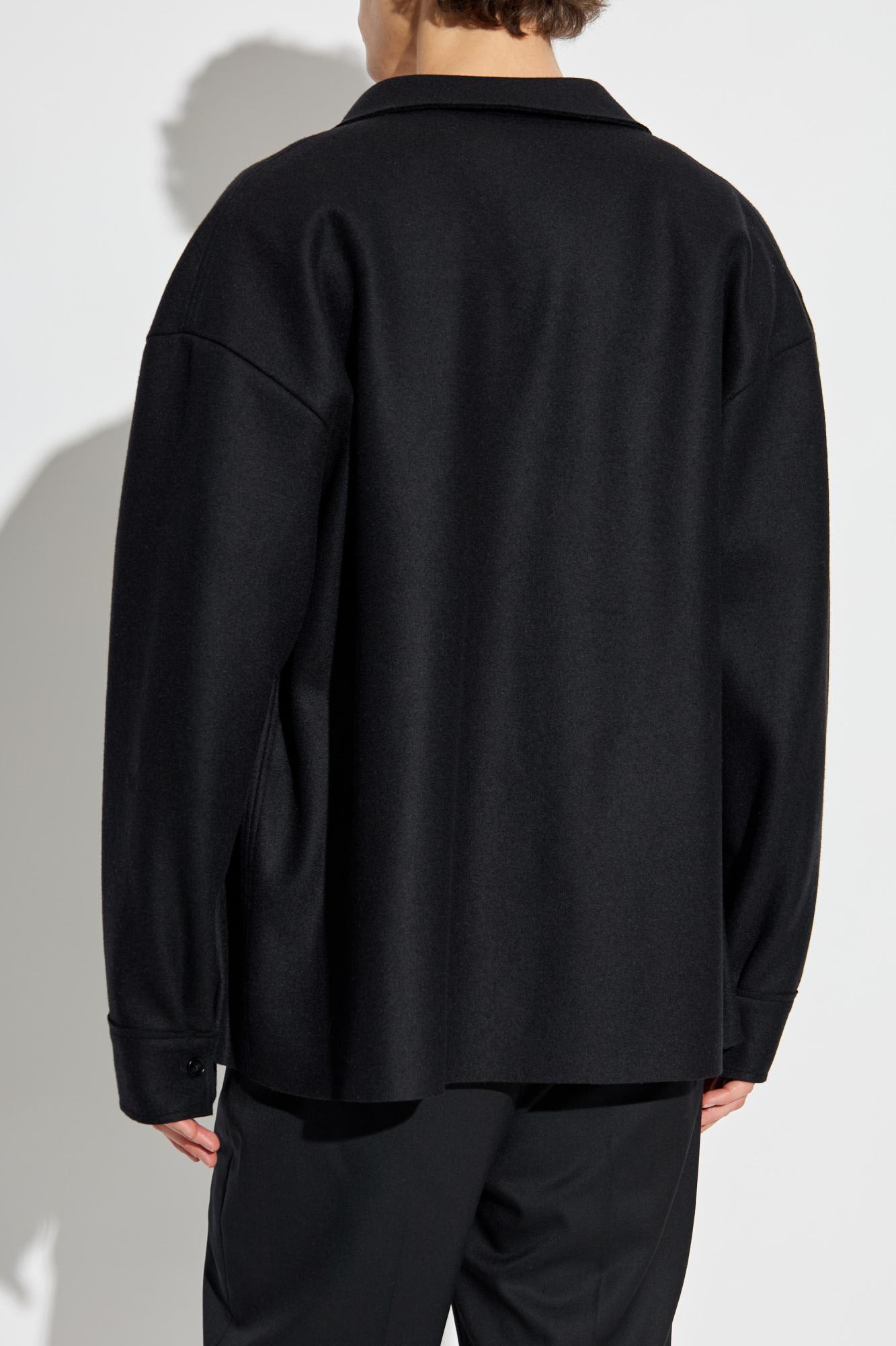 Jil Sander Denim Cotton Shirt In Black