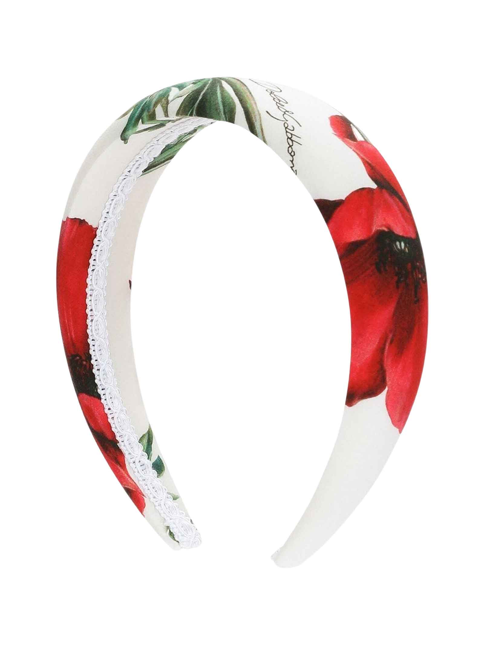 Dolce & Gabbana White Headband Girl