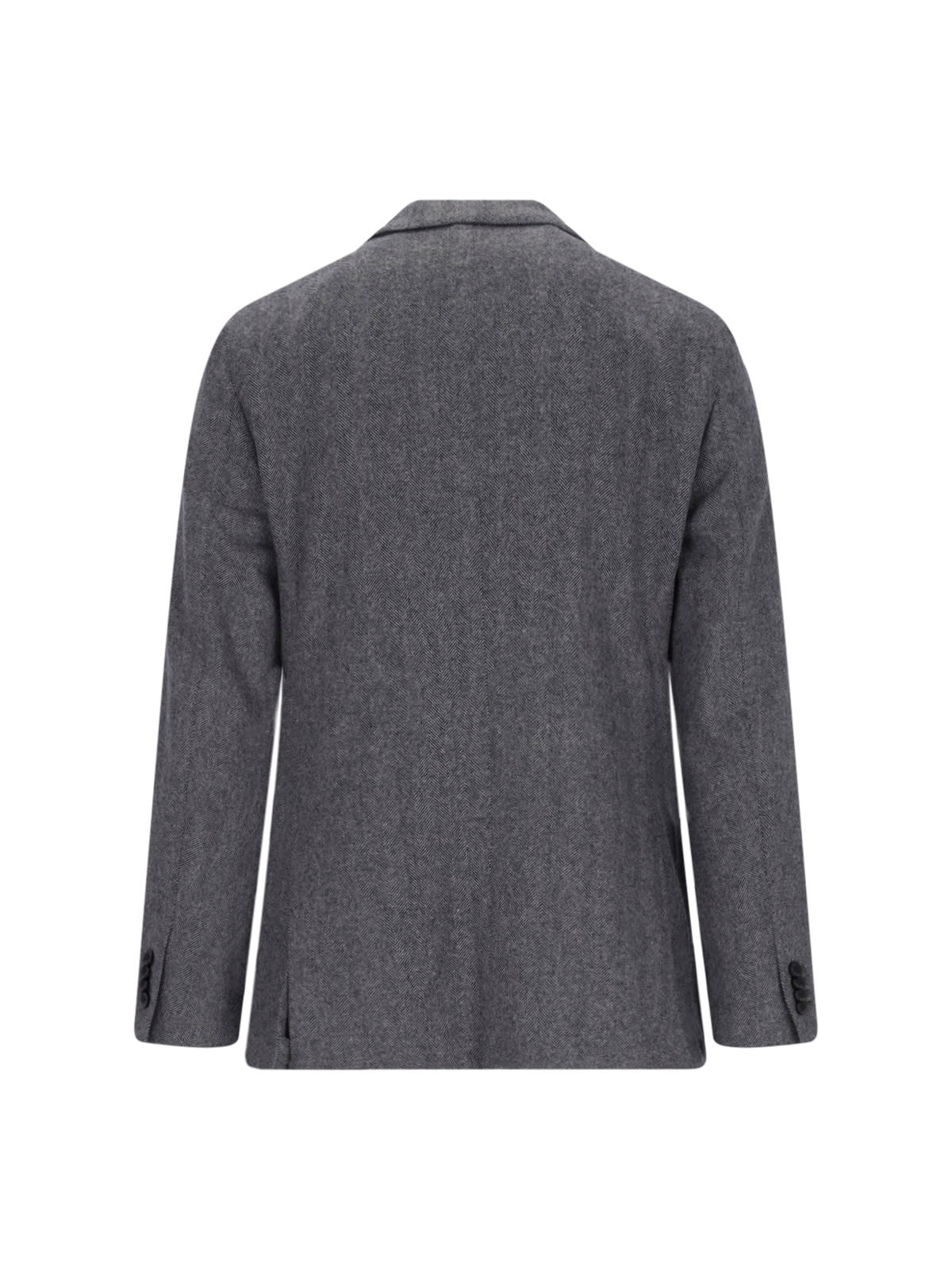 Shop Boglioli Single-breasted Blazer In Gray